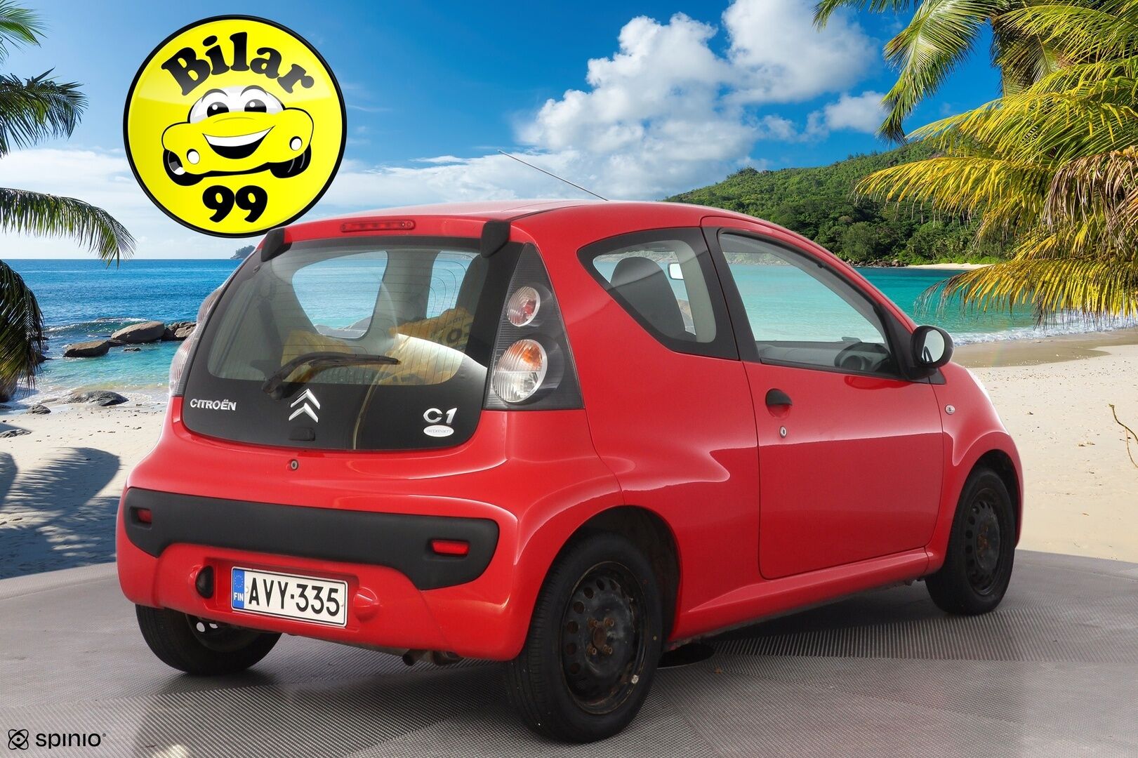 Citroen C1 2009 1,0i Economique 3ov YritysOutlet - Myydään vain yrityksille - Suomi-auto / Kahdet renkaat / Huoltokirja / Siisti! 