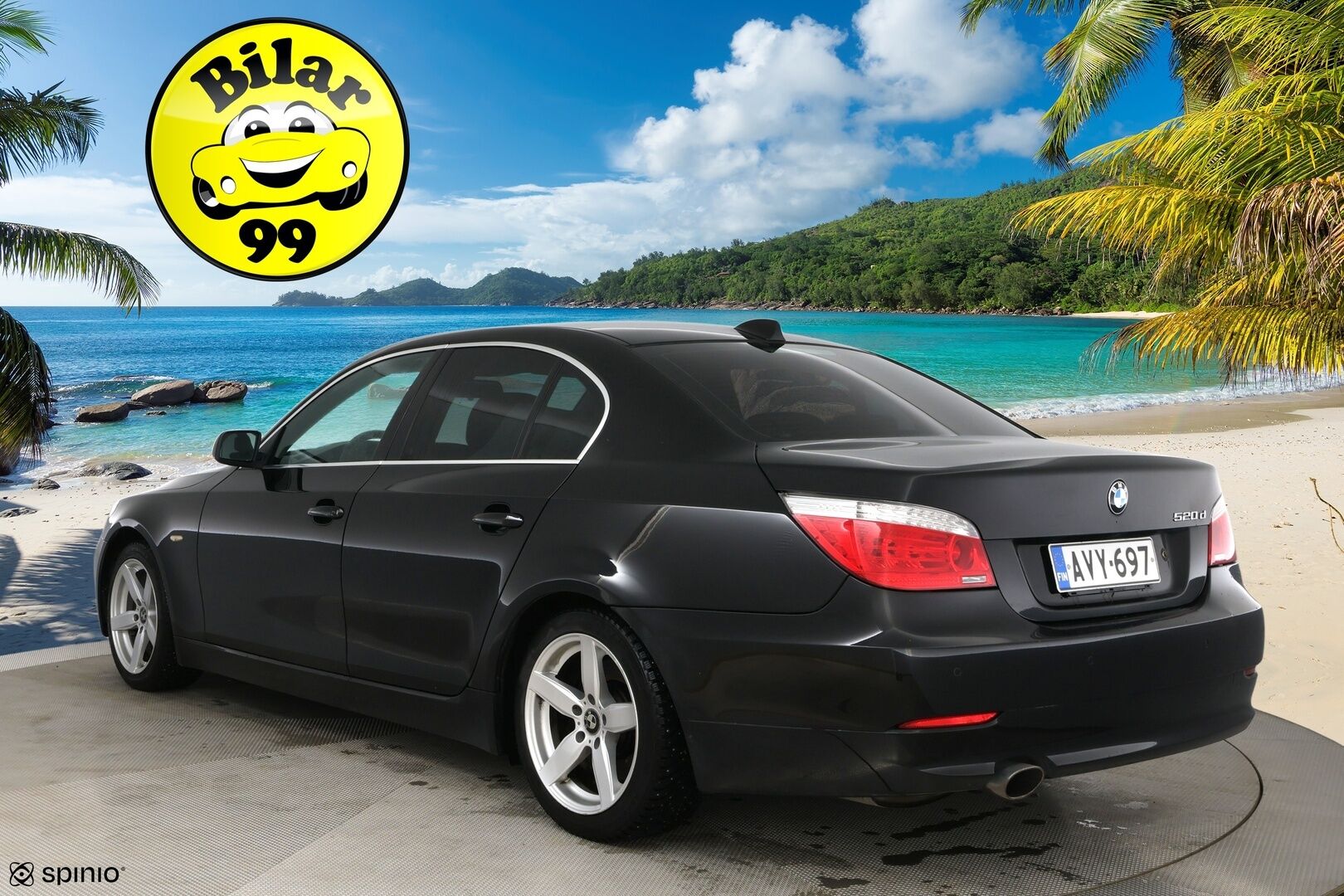 BMW 520 2010 E60 Sedan Business / Tämä auto myydään YritysOutlet -valikoimasta vain yritykselle - Lohkolämmitin+Sisäpuhallin / Bixenon / Tutkat / 2x alumiinivanteet