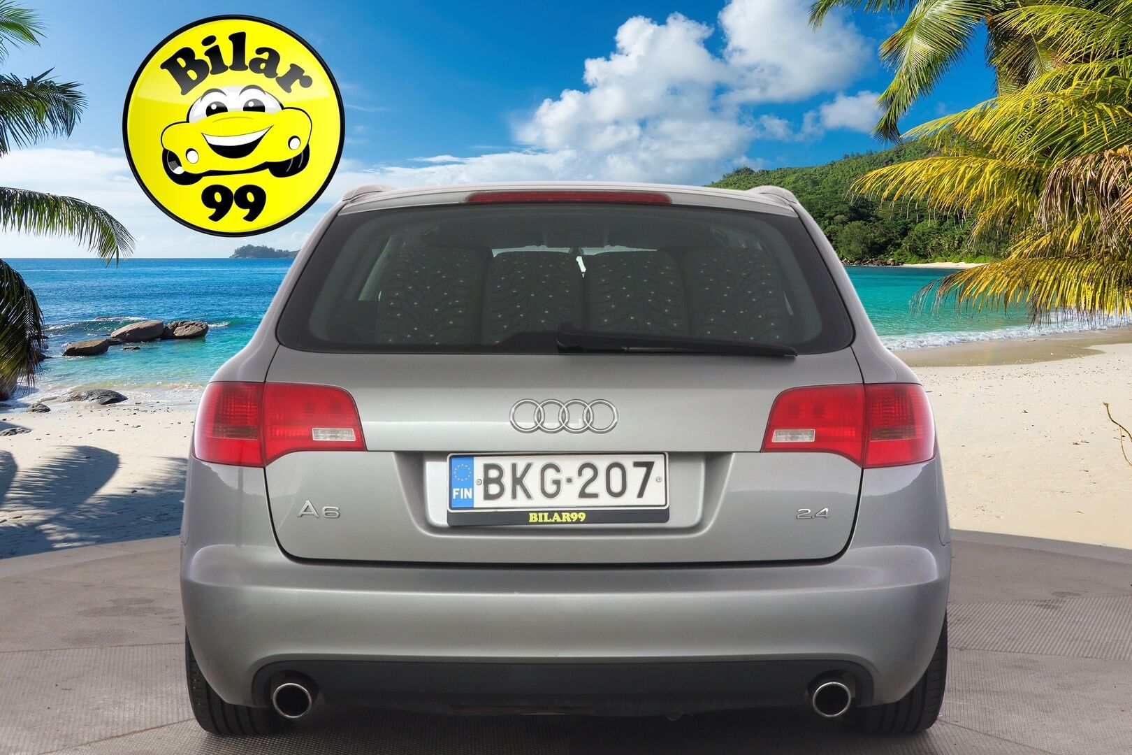 Audi A6 2006 5D A6 AVANT 2.4 AUTOMATIC-4F/286 - Huutokaupat.com / Aukoton katsastus historia / 2 hyvät renkaat / Katso huollot!