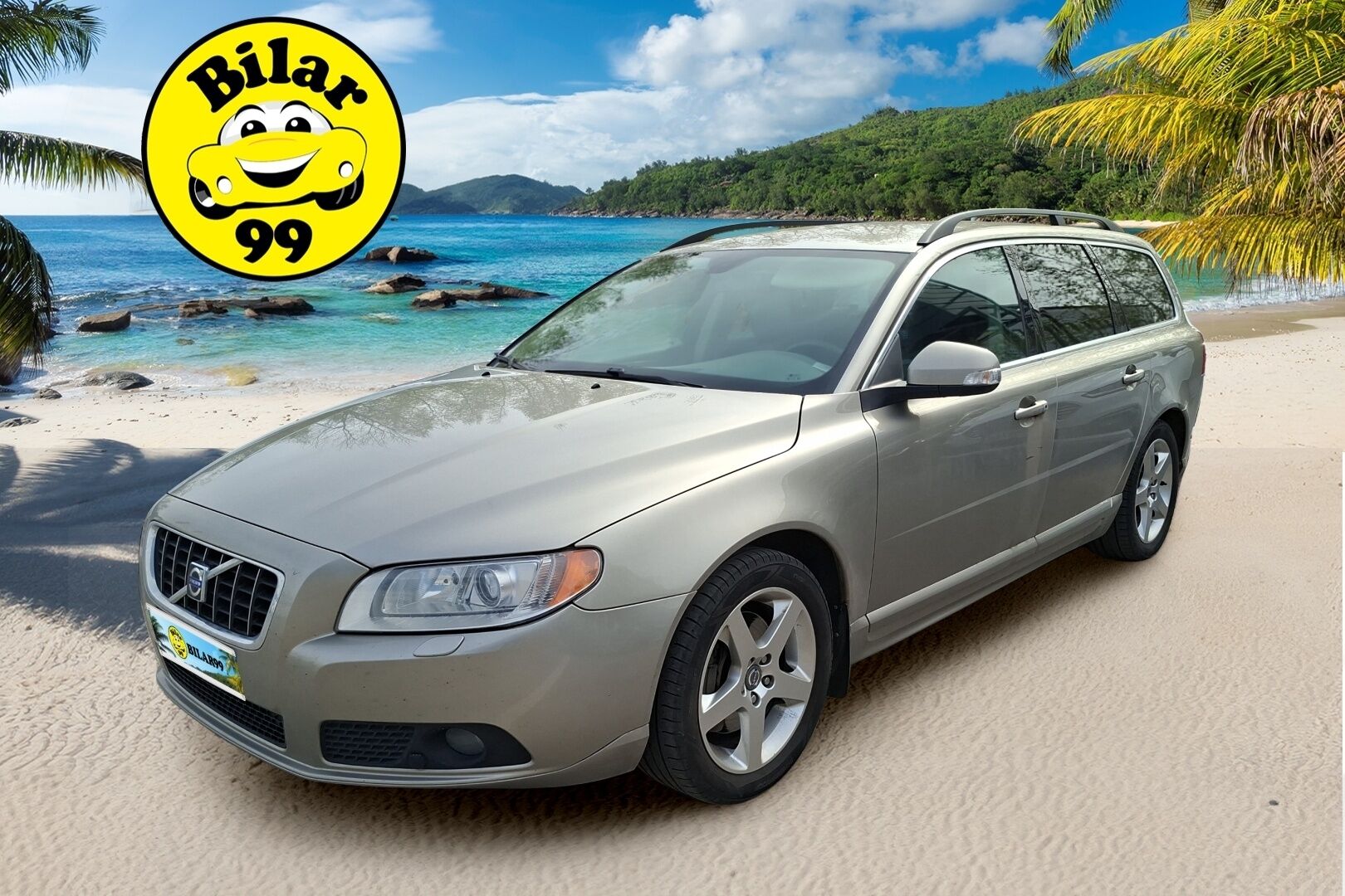 Volvo V70 2008 2,5T Summum aut - JUURI KATSASTETTU!! / 2x renkaat / Lohkolämmitin sisätilan pistokkeella / Vakionopeudensäädin / Vetokoukku / Pysäköintitutka taakse