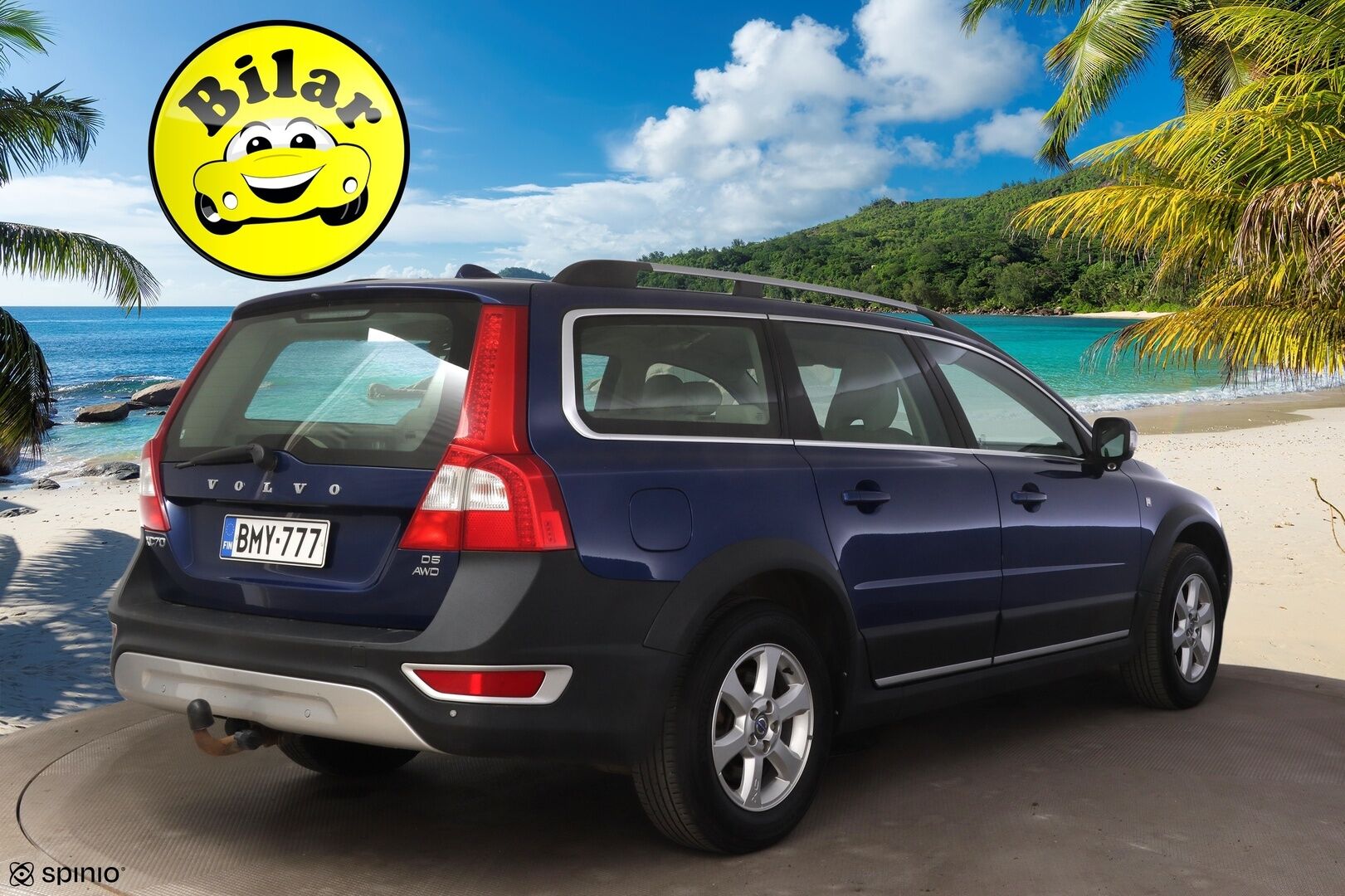 Volvo XC70 2009 D5 AWD Ocean Race aut - | Adapt. Cruise | Kaistavahti | Vetokoukku | Webasto | Nahkapenkit | BLIS | 3 om. Suomi-Auto | Jakopää vaihdettu 341tkm | Todella särmä huoltohistoria |