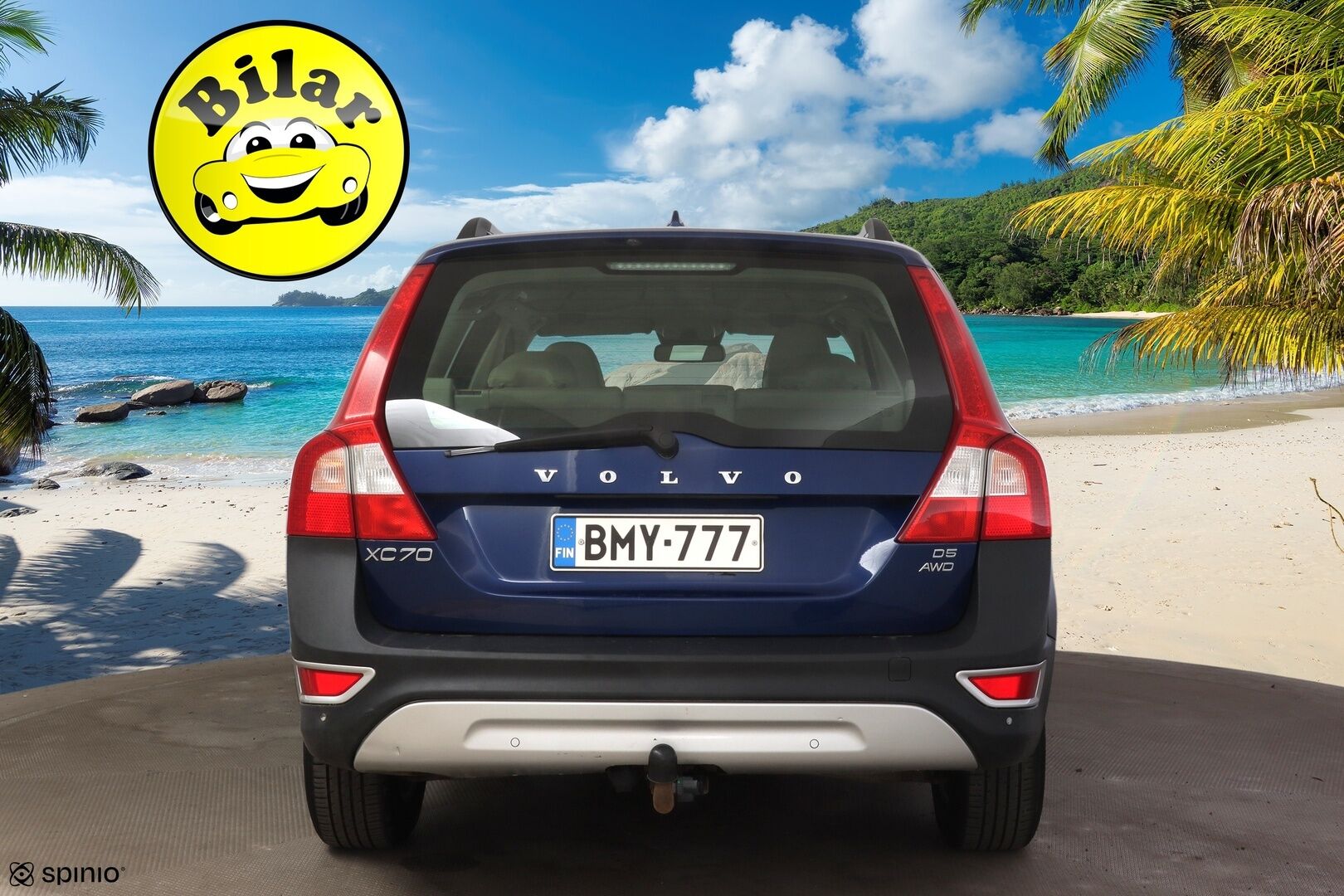 Volvo XC70 2009 D5 AWD Ocean Race aut - | Adapt. Cruise | Kaistavahti | Vetokoukku | Webasto | Nahkapenkit | BLIS | 3 om. Suomi-Auto | Jakopää vaihdettu 341tkm | Todella särmä huoltohistoria |