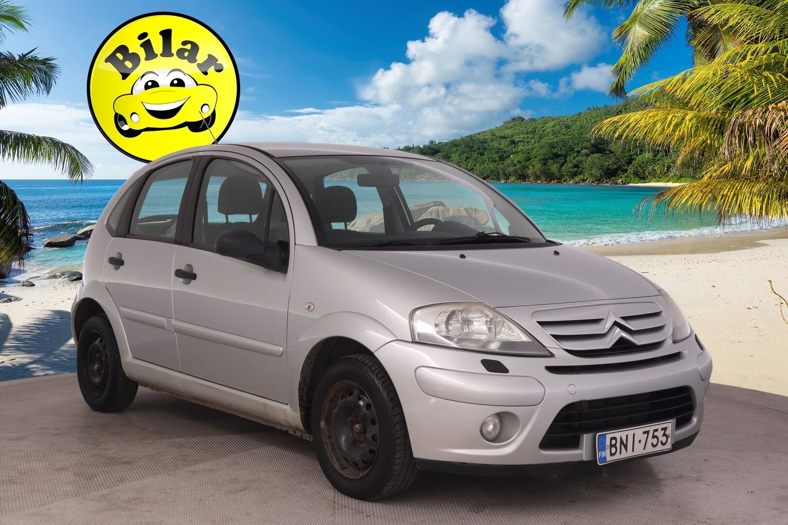 Citroen C3 2007 4D C3 HATCHBACK 1.4I-FCKFVC/246 - Tämä auto myydään YritysOutletissa vain yrityksille! Leimattu 9.6.2026!  2x renkaat, toimiva käyttis 
