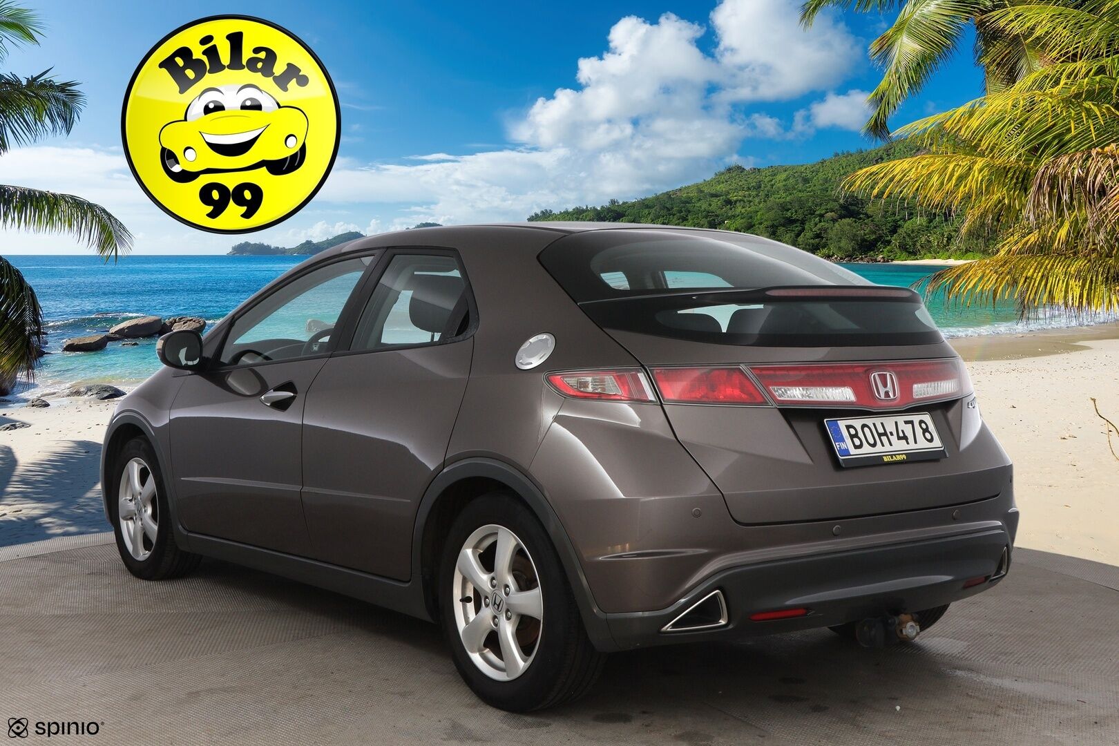 Honda Civic 2010 5D 1,4i Sport i-Shift * Suomiauto / Vetokoukku / Lohko & Sisäpistoke / Vakkari - Hyvin huollettu / 2x Renkaat Aluvantein!