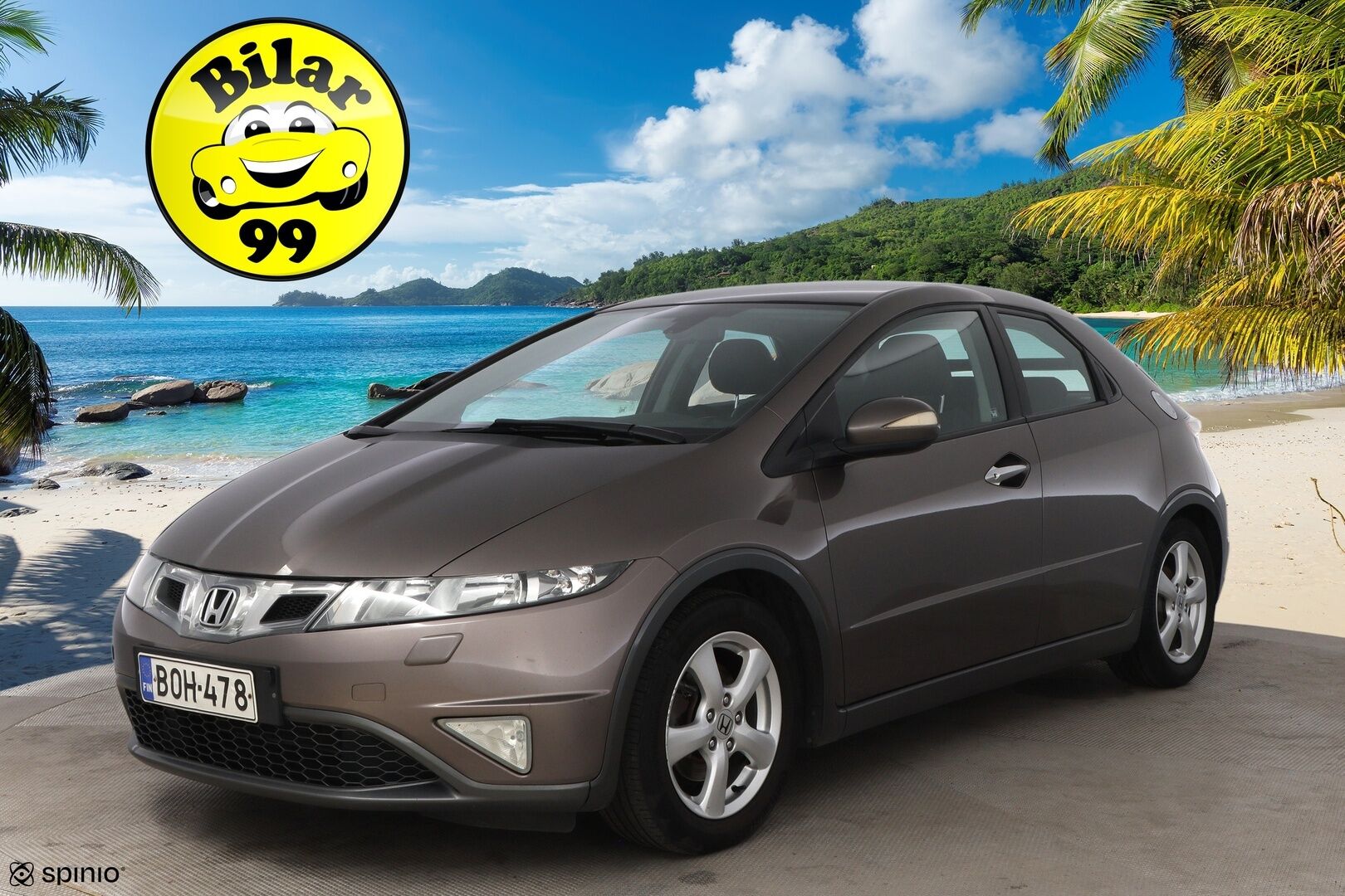 Honda Civic 2010 5D 1,4i Sport i-Shift * Suomiauto / Vetokoukku / Lohko & Sisäpistoke / Vakkari - Hyvin huollettu / 2x Renkaat Aluvantein!