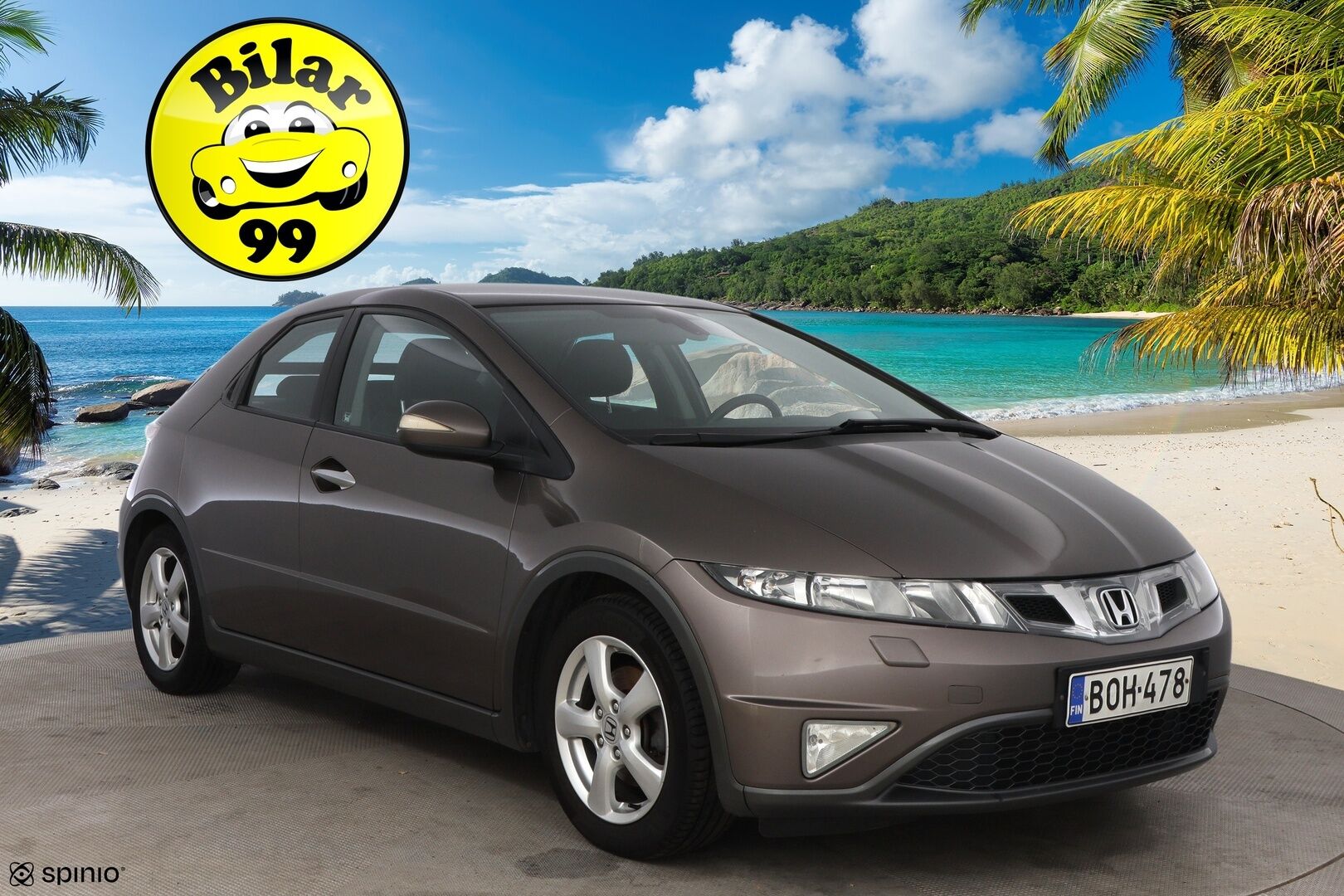 Honda Civic 2010 5D 1,4i Sport i-Shift * Suomiauto / Vetokoukku / Lohko & Sisäpistoke / Vakkari - Hyvin huollettu / 2x Renkaat Aluvantein!