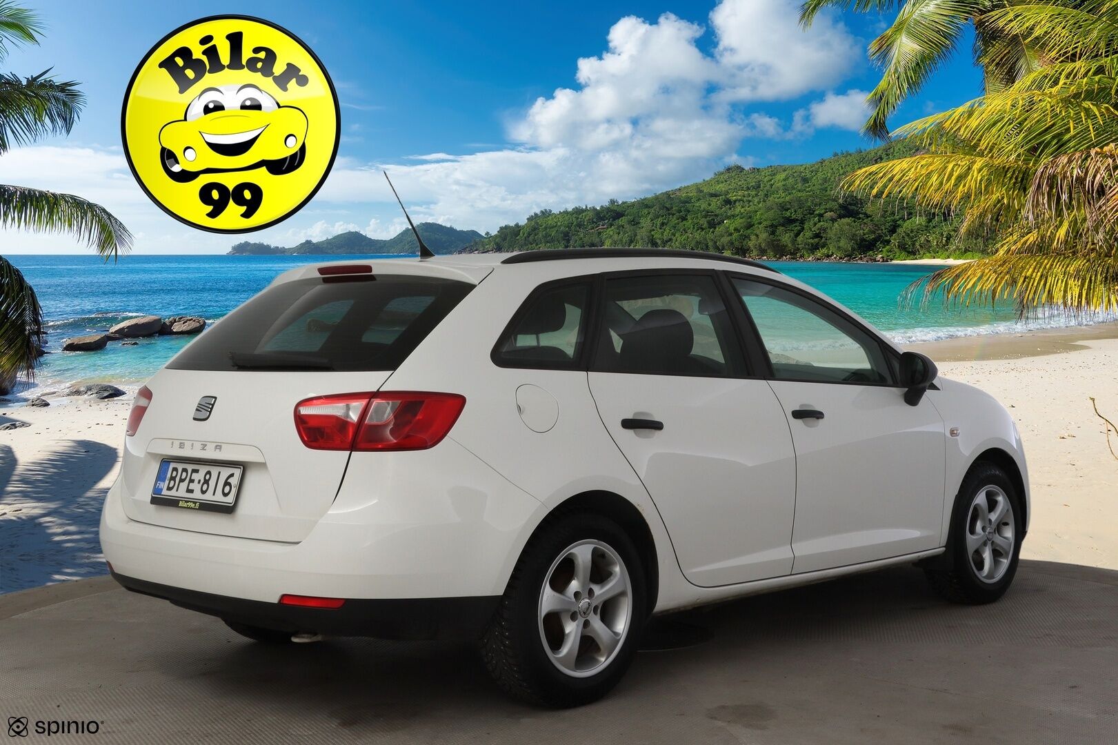 Seat IBIZA 2012 1,2 Reference *  Lohko+sisä / BT-audio / Isofix * - 2x Aluvanteet / Siisti - HULLUT VÄLIPÄIVÄT KORKOTARJOUS 2,49%