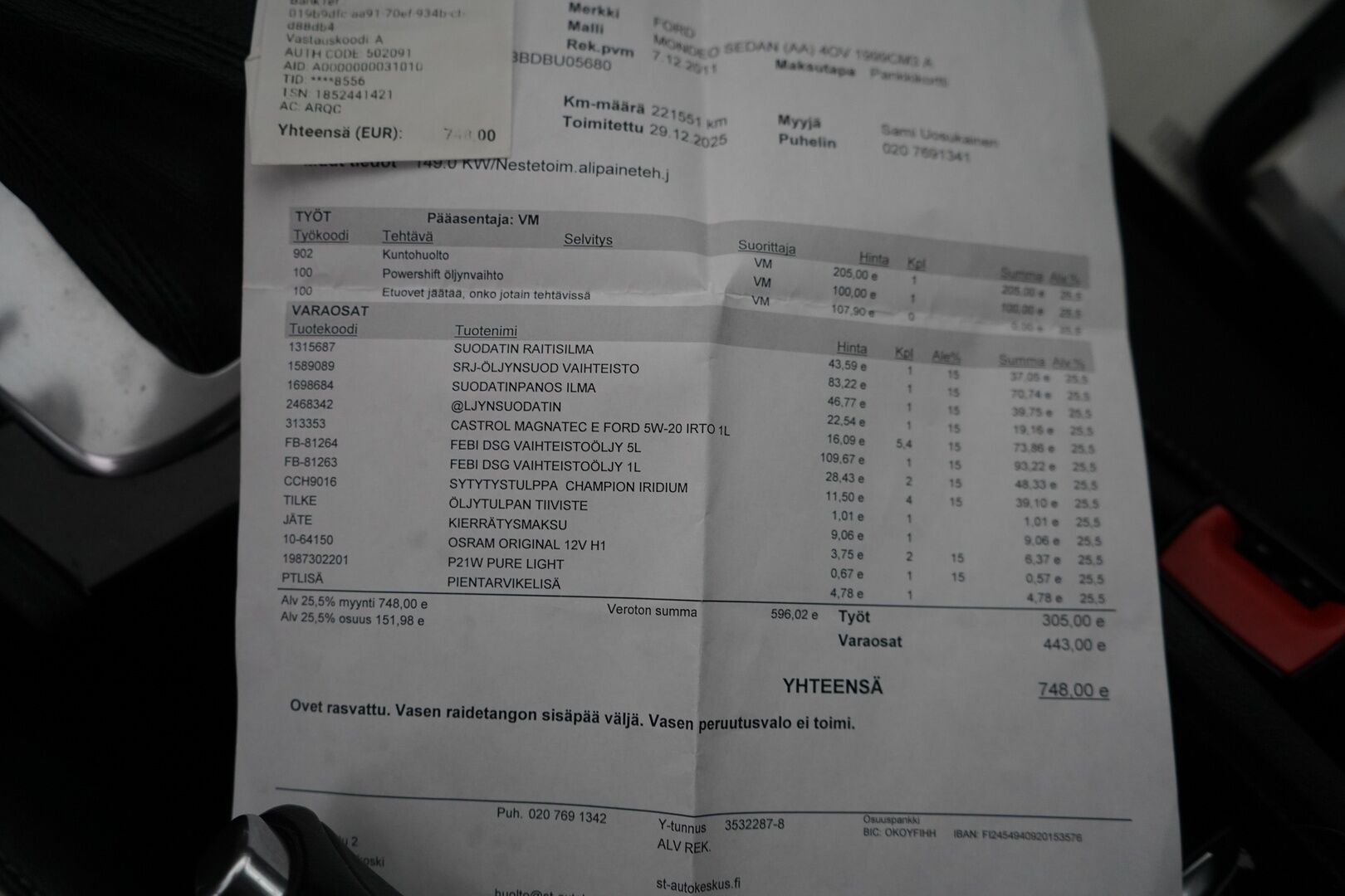 Ford Mondeo 2012 YritysOutlet - Myydään vain yrityksille - ACC | Webasto | Ilmastoidut nahat | Irrotettava vetokoukku | Kahdet renkaat alumiinivantein | Säntilliset huollot