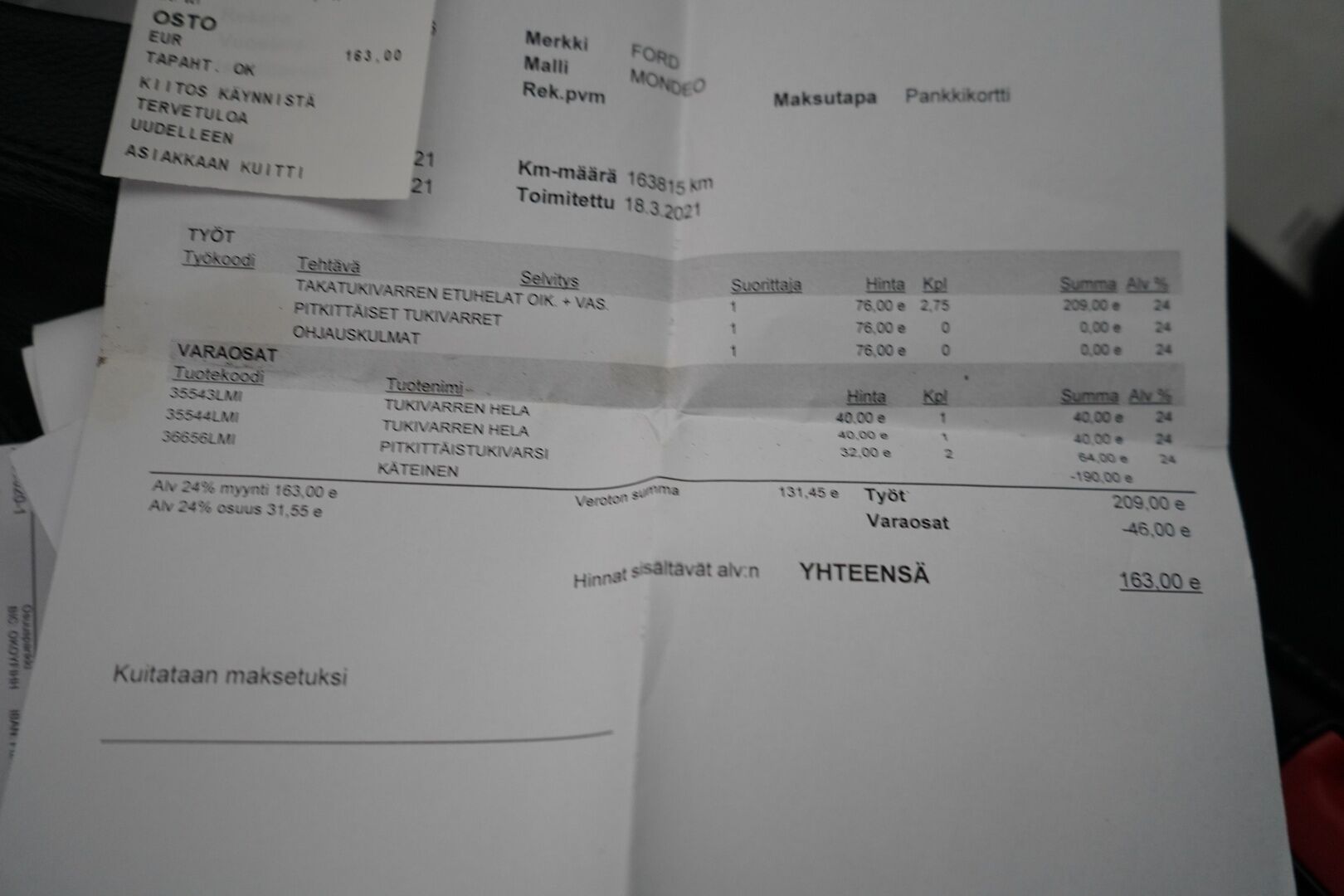 Ford Mondeo 2012 YritysOutlet - Myydään vain yrityksille - ACC | Webasto | Ilmastoidut nahat | Irrotettava vetokoukku | Kahdet renkaat alumiinivantein | Säntilliset huollot