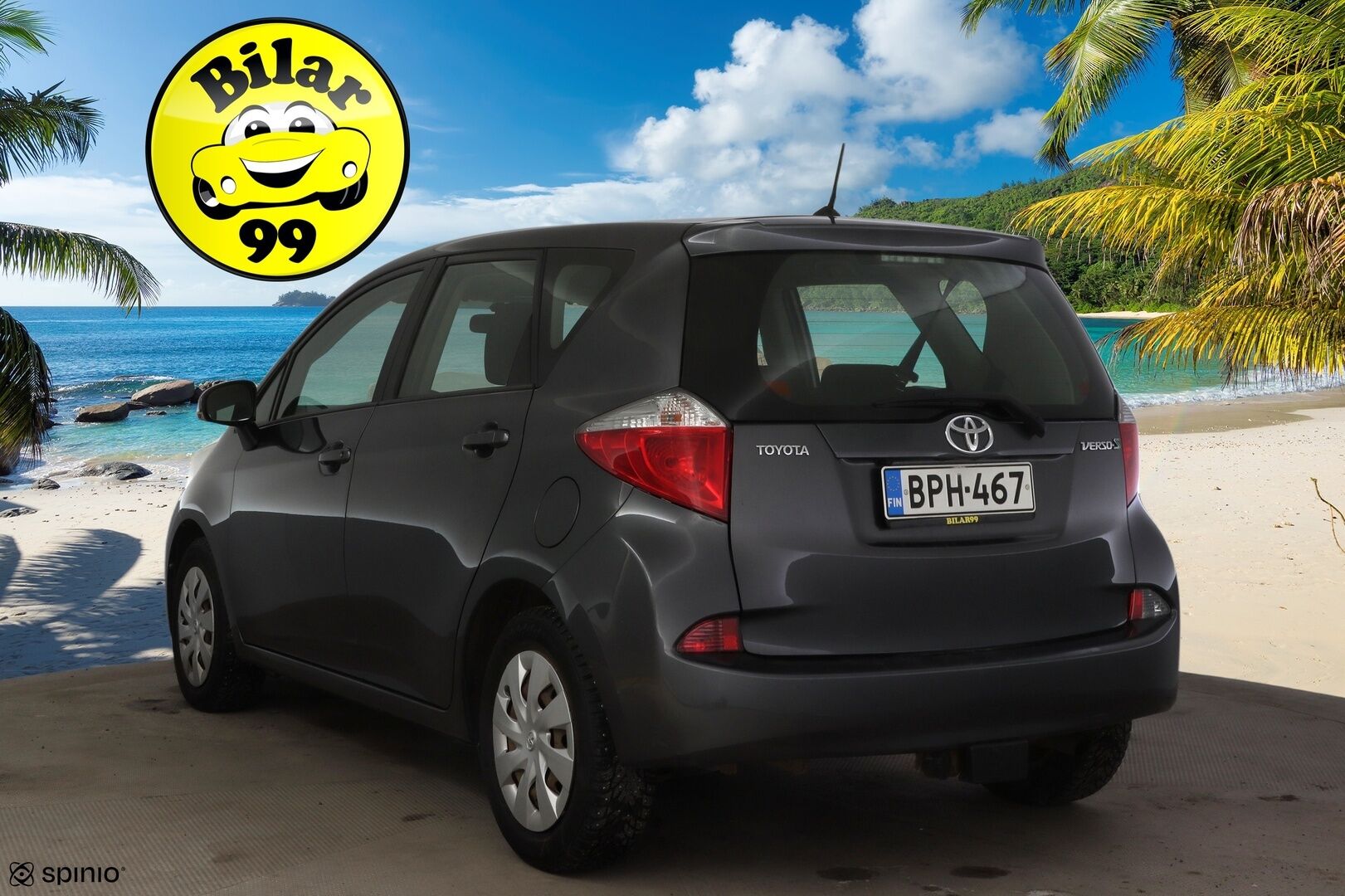 Toyota Verso-S 2011 1,33 Dual VVT-i Stop & Start Linea Sol *Suomi-auto / Kamera / Lohkolämmitin + sisäpistoke / Merkkihuollettu* - Todella siisti / Suomi-auto / Merkkikirja