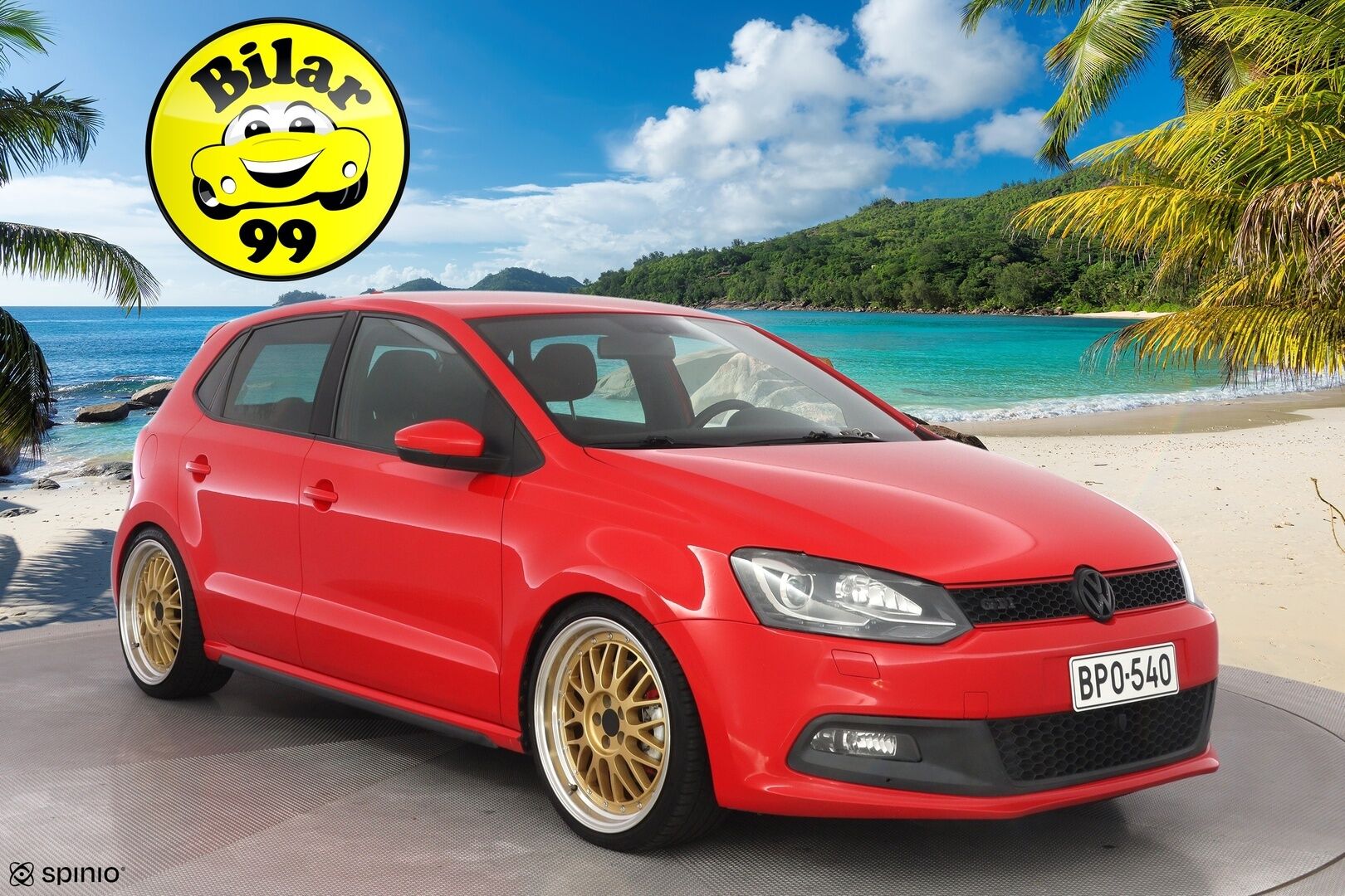 Volkswagen Polo 2012 GTI 1,4 TSI 132 kW (180 hv) DSG-automaatti 4-ov. *Lohko / Xenon / P-Tutka / Apple Carplay & AndroidAuto* - Ketju vaihdettu 145tkm / Kahdet renkaat vanteilla / Suomi-auto