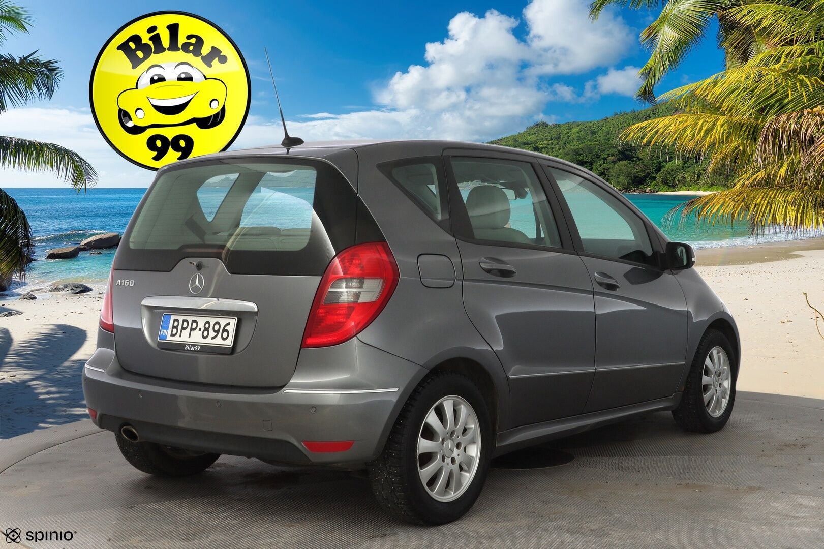 Mercedes-Benz A 2012 160 BE 5D Premium Business * Vakkari / Puolinahat / Tutkat / Penkinlämmittimet / Ilmastointi * - Suomi-auto / Kadet OEM vanteet / 1 / 26 Katsastettu / Myydään juuri huollettuna