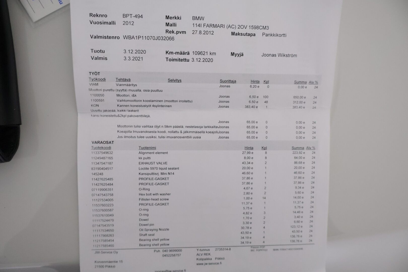 BMW 114 2013 F21 TwinPower Turbo Business *YritysOutlet - Myydään vain yrityksille* - YritysOutlet - Myydään vain yrityksille