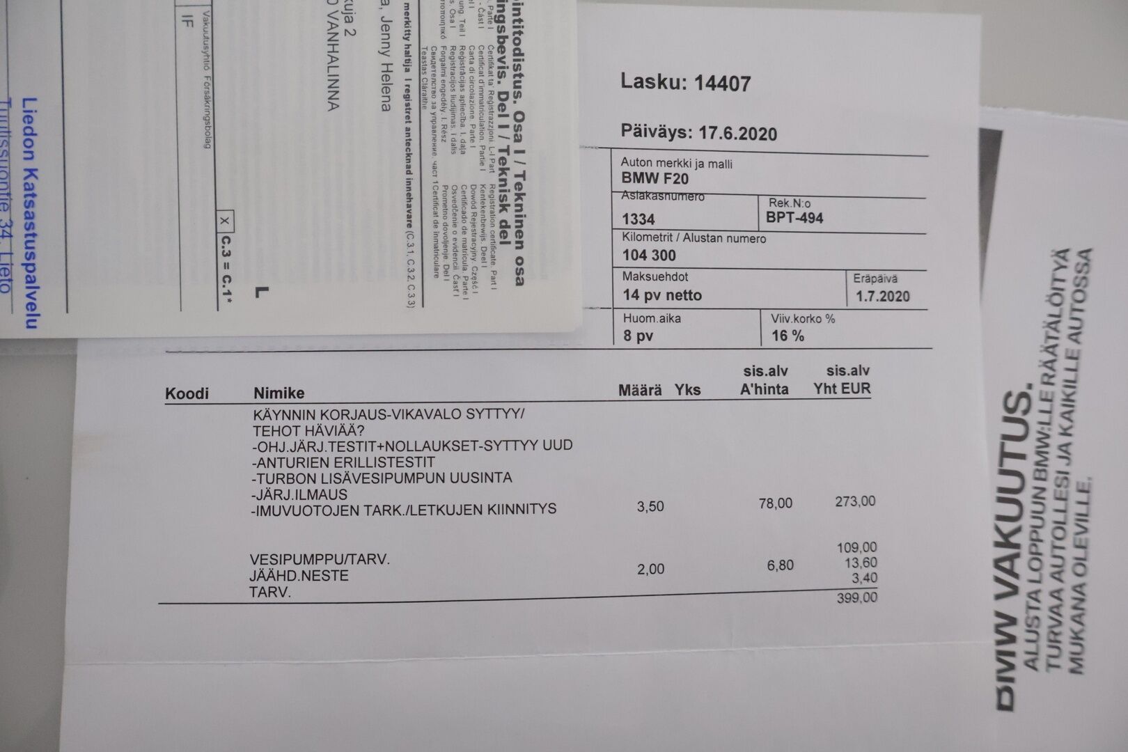 BMW 114 2013 F21 TwinPower Turbo Business *YritysOutlet - Myydään vain yrityksille* - YritysOutlet - Myydään vain yrityksille