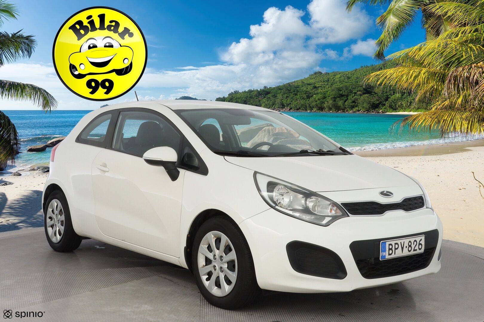 Kia Rio 2012 1,2 ISG LX 3D EcoDynamics *Ac / Lohkolämmitin sisähaaralla / Penkinlämmittimet - Suomi-auto / Kytkin uusittu 04/25 / Uusi tuulilasi vaihdettu 07/25! / Vuoden leima!