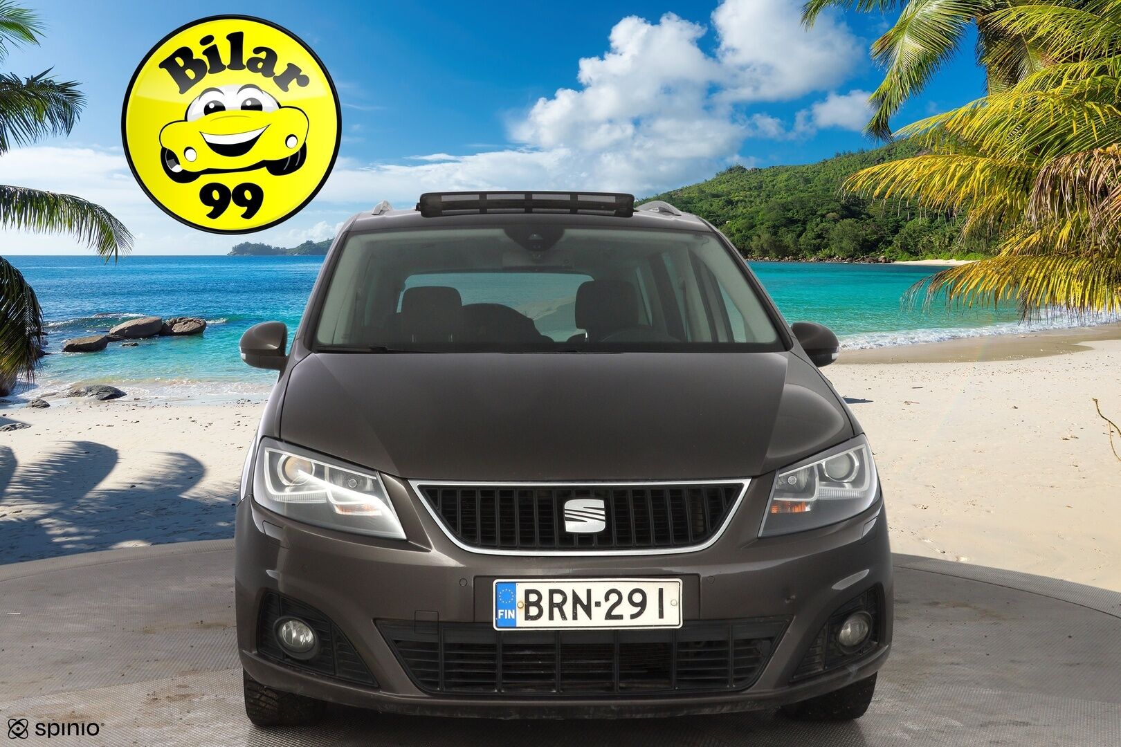 Seat Alhambra 2014 2,0 TDI 177 Style Business DSG 7H * Vakkari / Tutkat / Lohko /  Koukku / Lasikatto * - Suomi-auto / Myydään juuri katsastettuna & huollettuna / Kahdet OEM vanteet / 7-Paikkainen