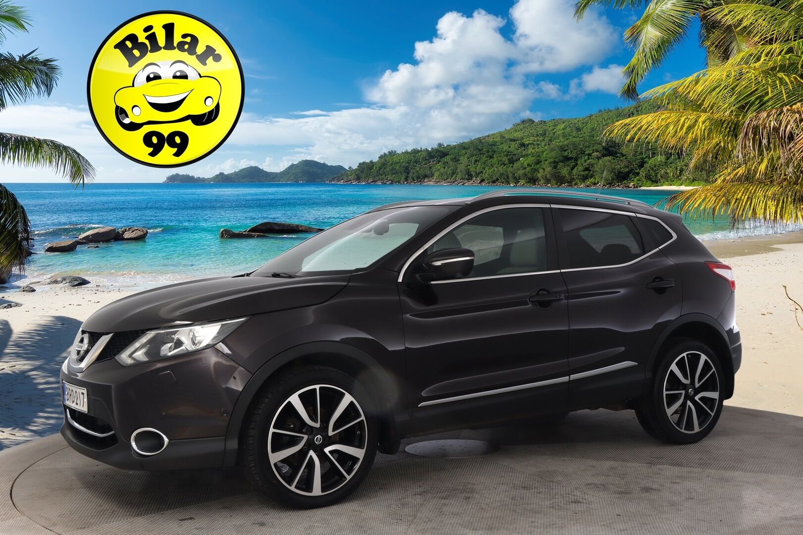 Nissan Qashqai 2014 1,6dCi Tekna 4WD 6M/T Driver Asst Alcantara Premier *Lasikatto/  Nahka-alcantara/  360 Kamera/  Blis/  Koukku* - Suomiauto / Juuri huollettu / Kattavat varusteet