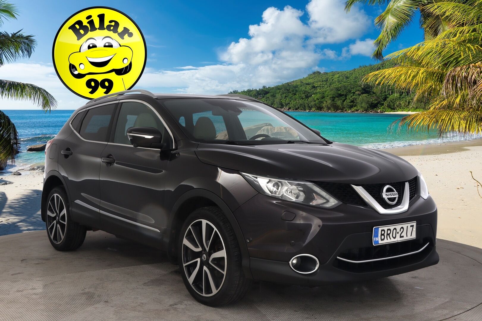 Nissan Qashqai 2014 1,6dCi Tekna 4WD 6M/T Driver Asst Alcantara Premier *Lasikatto/  Nahka-alcantara/  360 Kamera/  Blis/  Koukku* - Suomiauto / Juuri huollettu / Kattavat varusteet