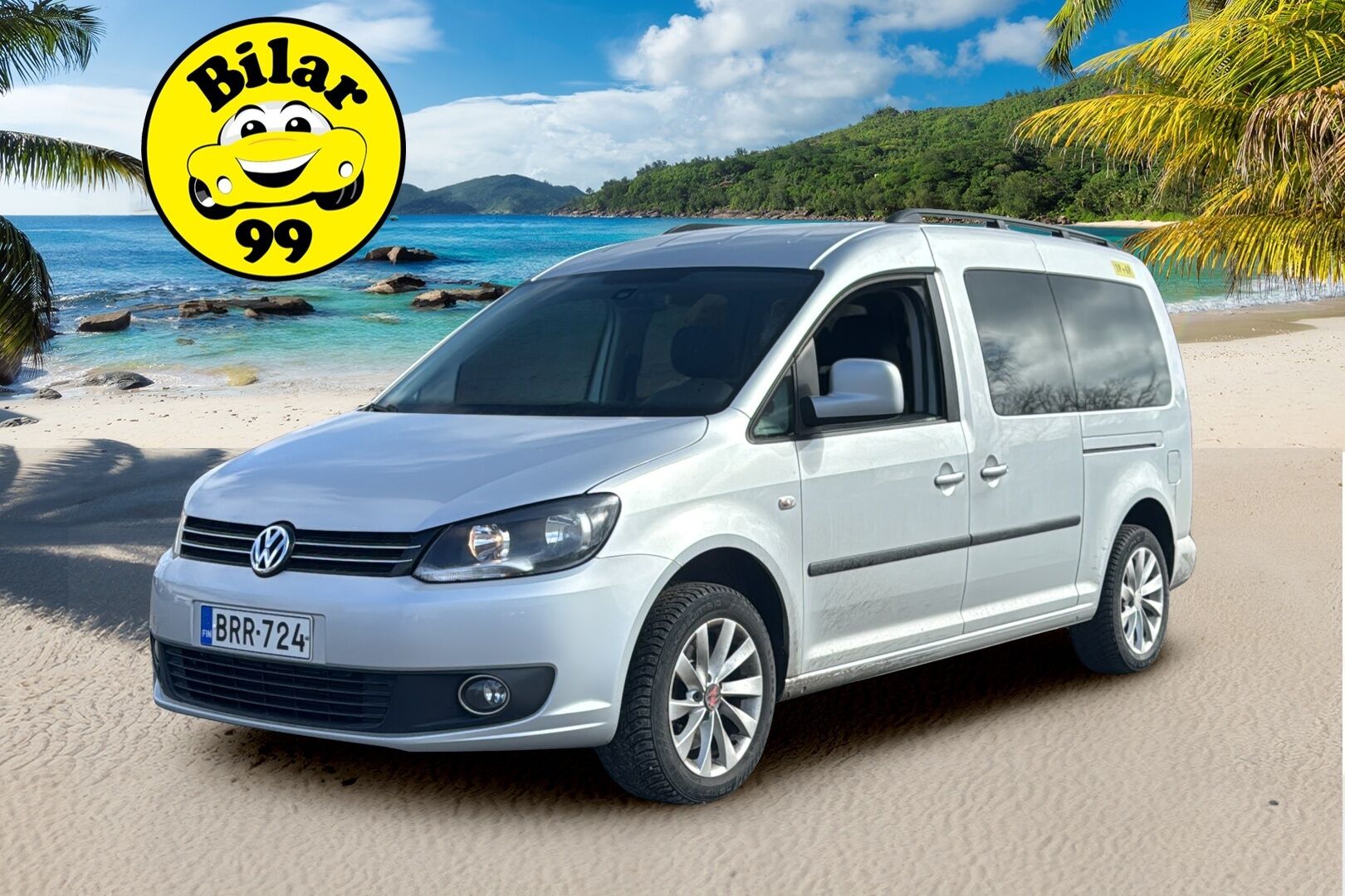 Volkswagen CADDY MAXI 2013 Highline 1,6 TDI 75 kW DSG 7P / PA-Lämmitin / P-Tutka / Navi / Vakkari / Vetokoukku - Tilava ja käytännöllinen tilaihme! - HULLUT AVAJAISHULINAT KORKOTARJOUS 3,29 %