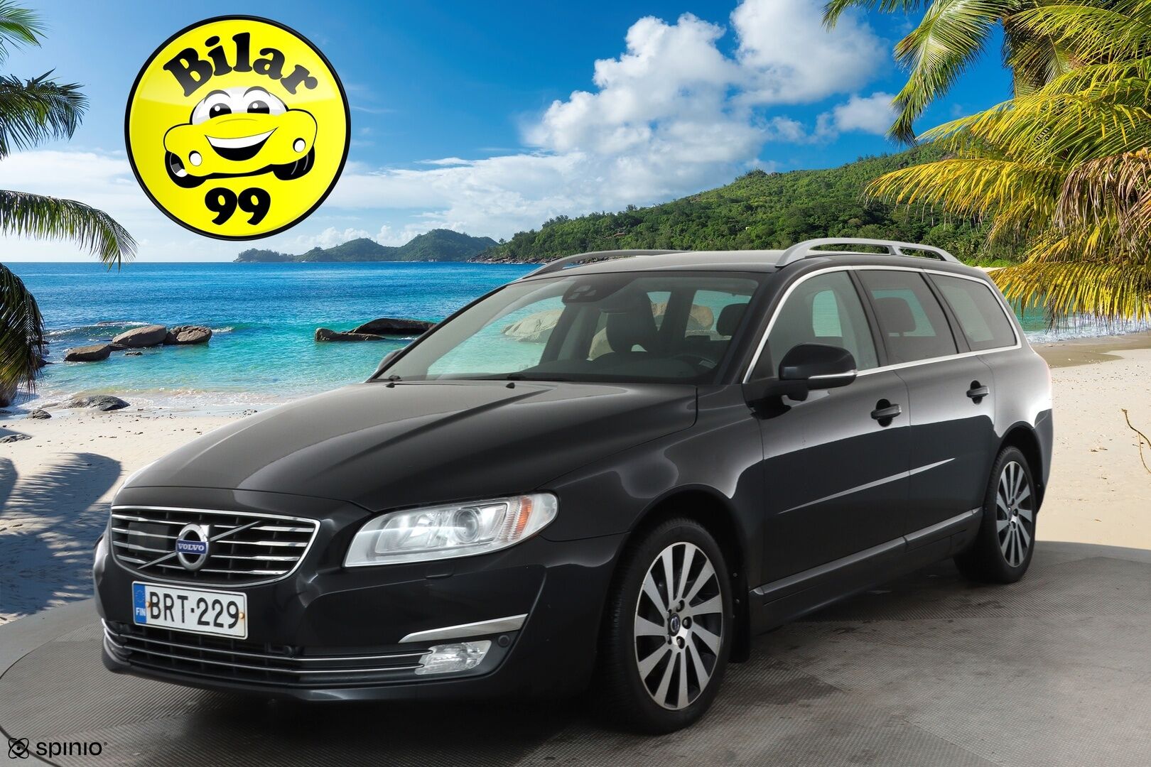 Volvo V70 2015 D4 Summum aut **Webasto / Muistipenkki / Adapt.vakkari / BLIS / Nahkapenkit / P.tutkat / Navi / KeylessGo** - Suomi-auto / Kahdet renkaat aluvanteilla / Sähköluukku