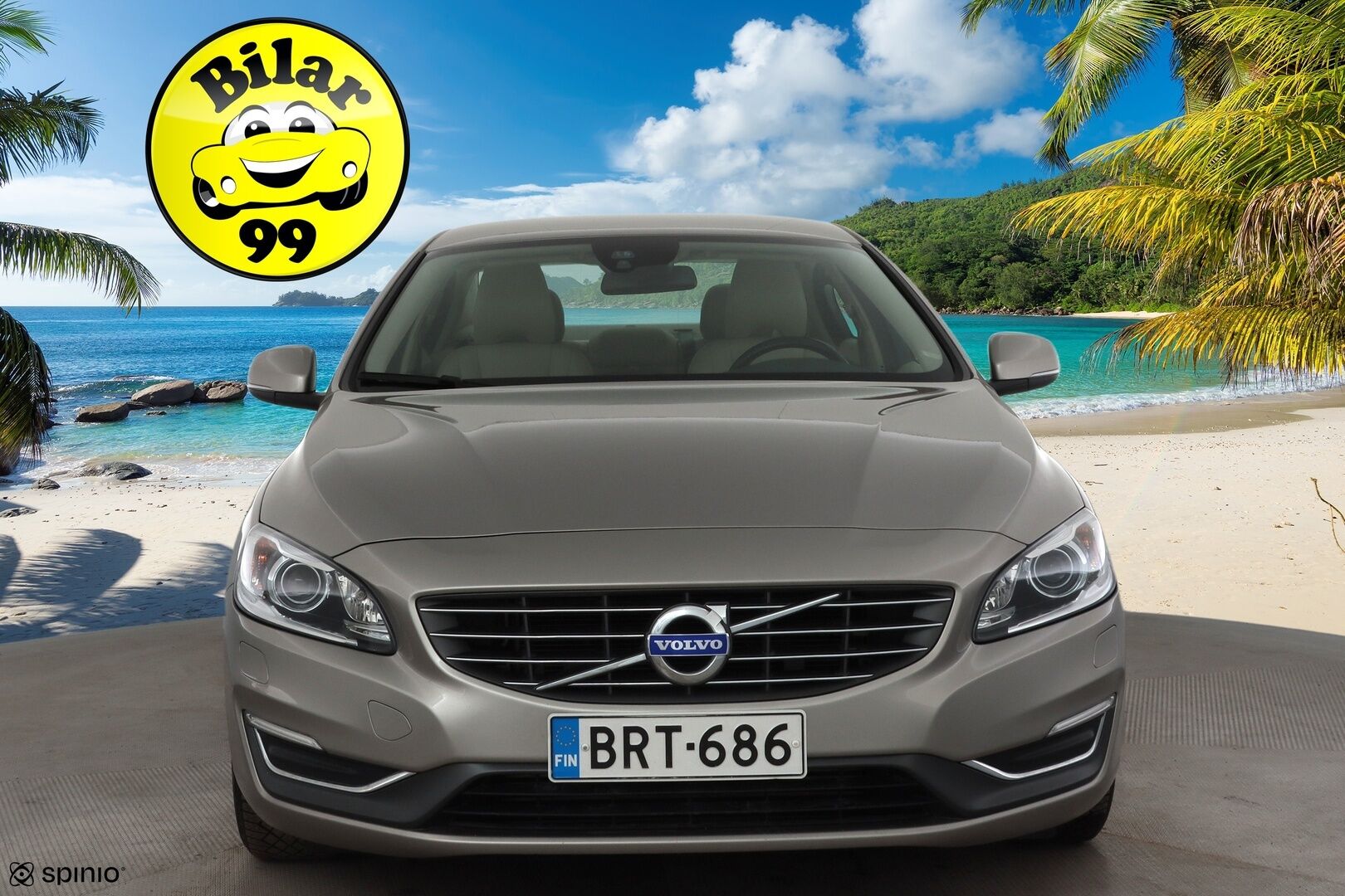 Volvo S60 2015 D4 Business aut * Suomi-auto / Vakkari / P.tutka / Navi / Xenon / Vaaleat nahat / Webasto / Digimittaristo / Kaarrevalot * - Kahdet renkaat aluvanteilla - HULLUT BLACKWEEK JATKOT - KORKOTARJOUS 2,49%