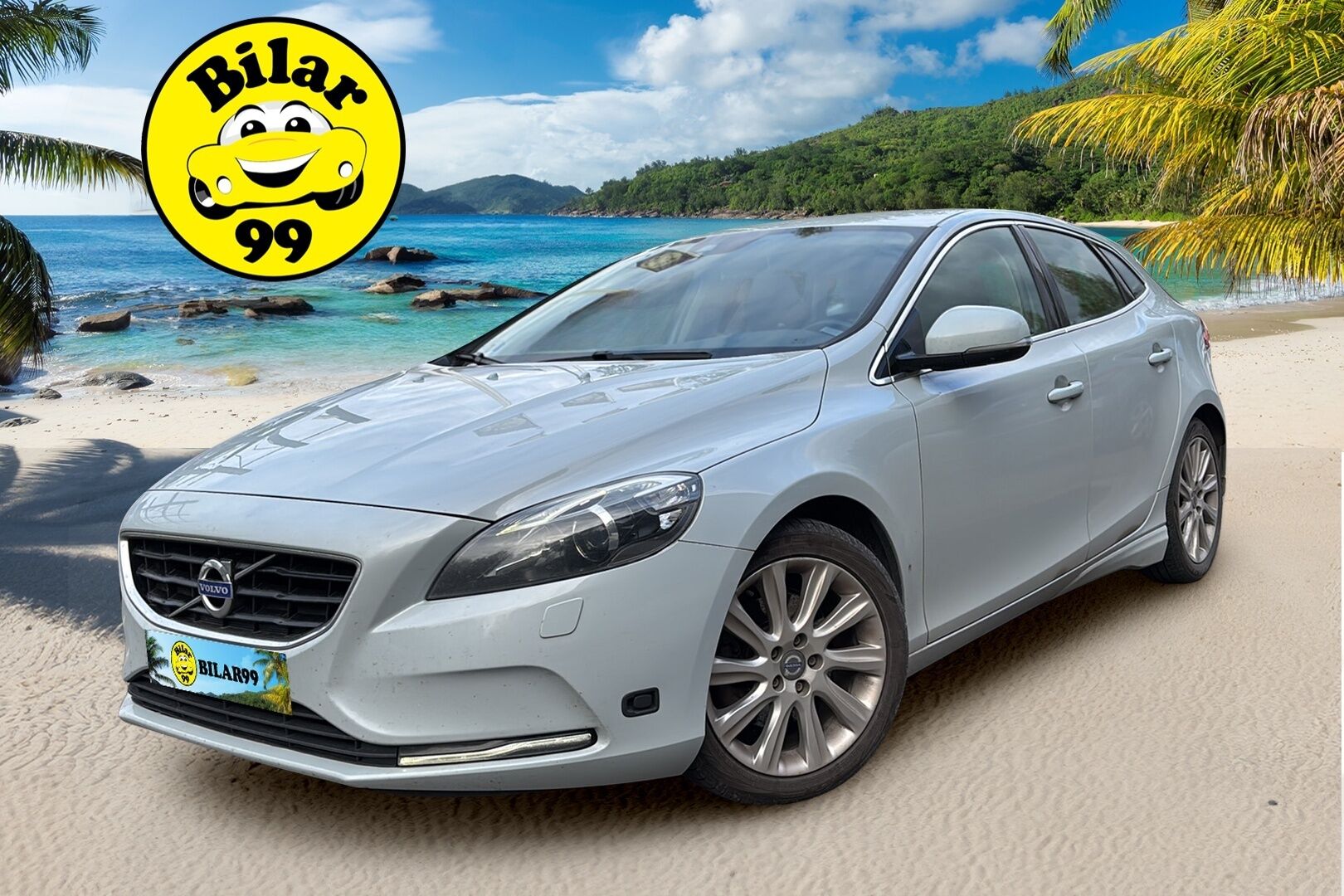 Volvo V40 2015 T2 Momentum * Harman Kardon / Lohkolämmitin / Vakkari / P. tutkat / Digimittaristo* - Suomi-auto / Jakopää tehhty 23vm / Kattava huoltohistoria / Erikoismetalliväri Misty Blue