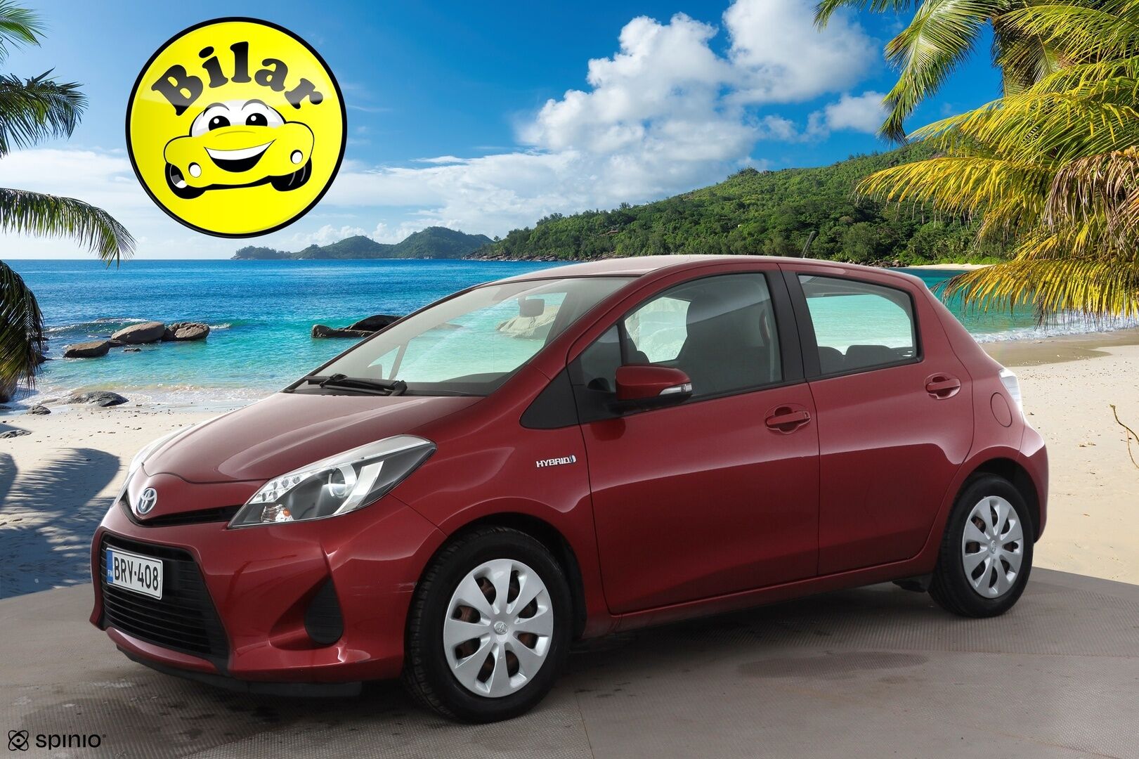 Toyota Yaris 2014 Hybrid Active 5ov - | P.kamera | Navi | Lohko+sisälämmitin | Vakkari | Aut. ilmastointi | Bluetooth | Penkinlämmittimet | 2x renkaat vanteineen | Huoltokirja | 