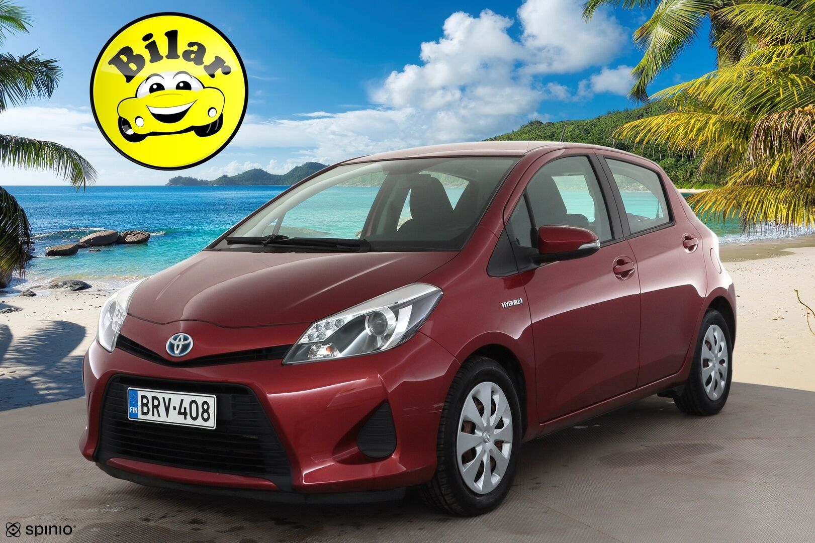 Toyota Yaris 2014 Hybrid Active 5ov - | P.kamera | Navi | Lohko+sisälämmitin | Vakkari | Aut. ilmastointi | Bluetooth | Penkinlämmittimet | 2x renkaat vanteineen | Huoltokirja | 