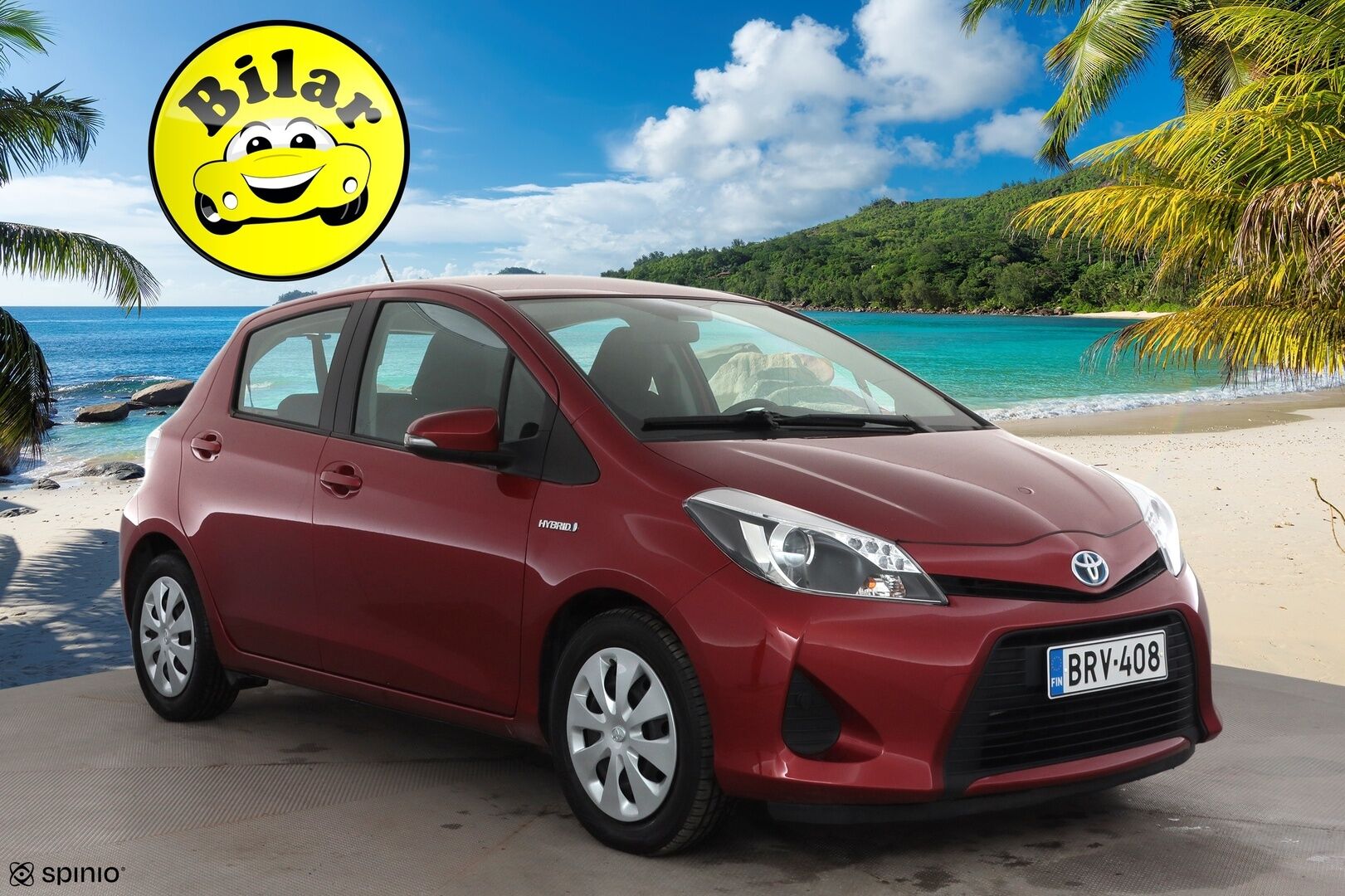 Toyota Yaris 2014 Hybrid Active 5ov - | P.kamera | Navi | Lohko+sisälämmitin | Vakkari | Aut. ilmastointi | Bluetooth | Penkinlämmittimet | 2x renkaat vanteineen | Huoltokirja | 