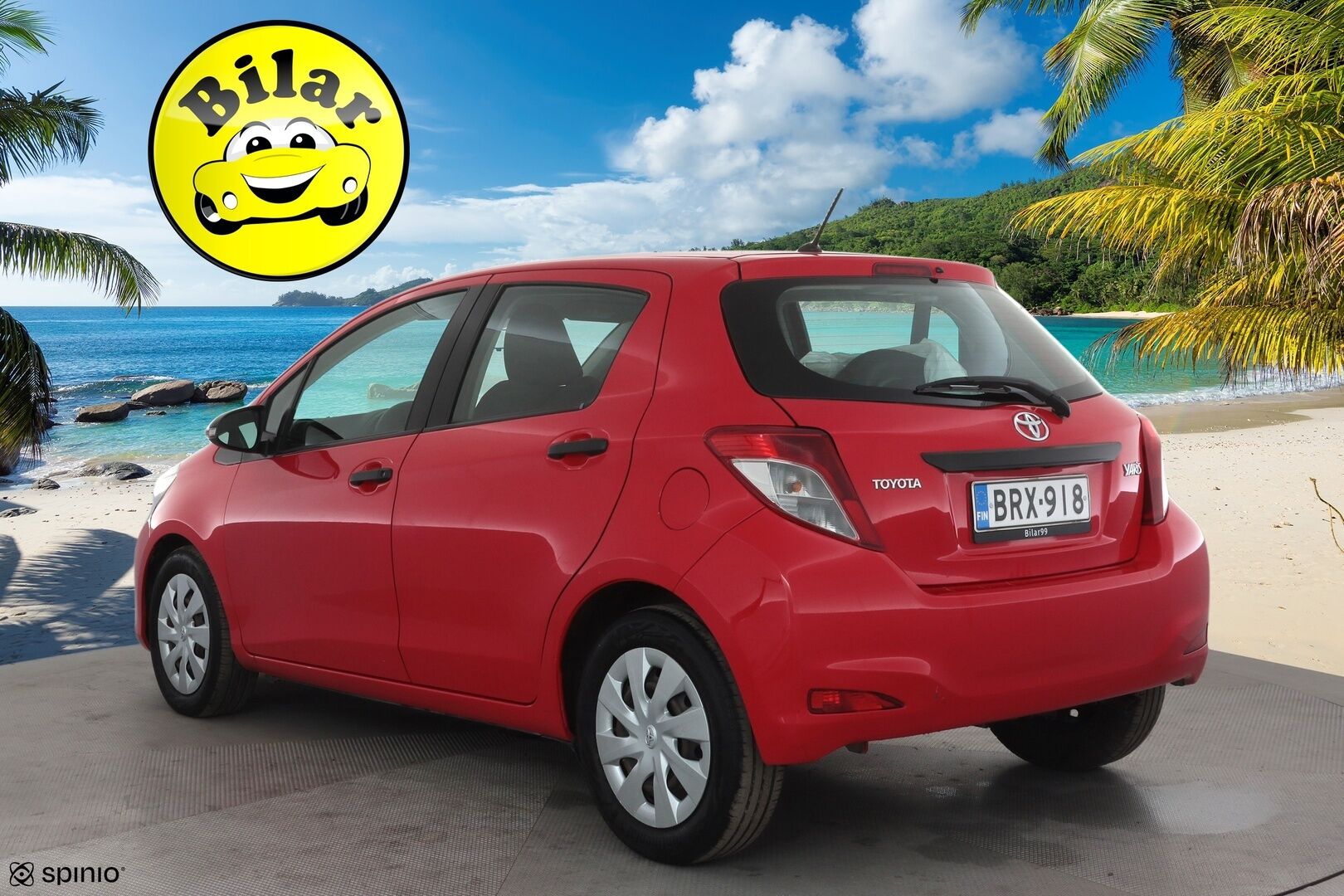 Toyota Yaris 2015 1,33 Dual VVT-i Life 5ov * Suomi-auto / Lohkolämmitin  / Radio / Ilmastointi / 2x Renkaat *
