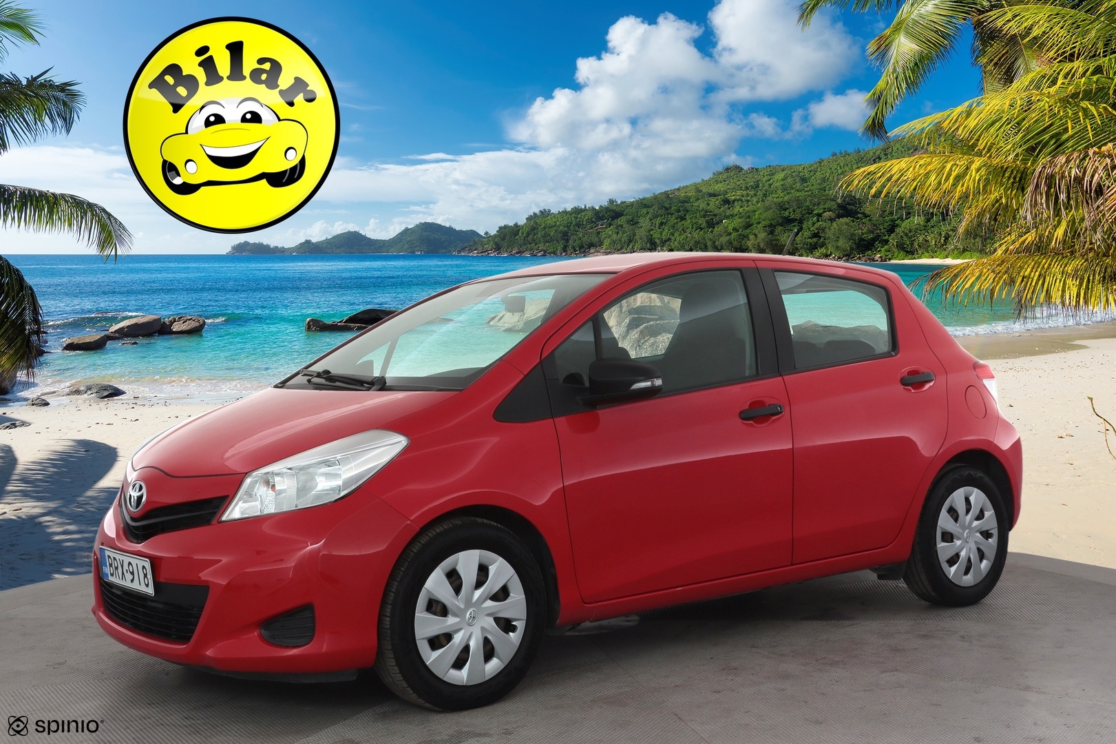 Toyota Yaris 2015 1,33 Dual VVT-i Life 5ov * Suomi-auto / Lohkolämmitin  / Radio / Ilmastointi / 2x Renkaat *