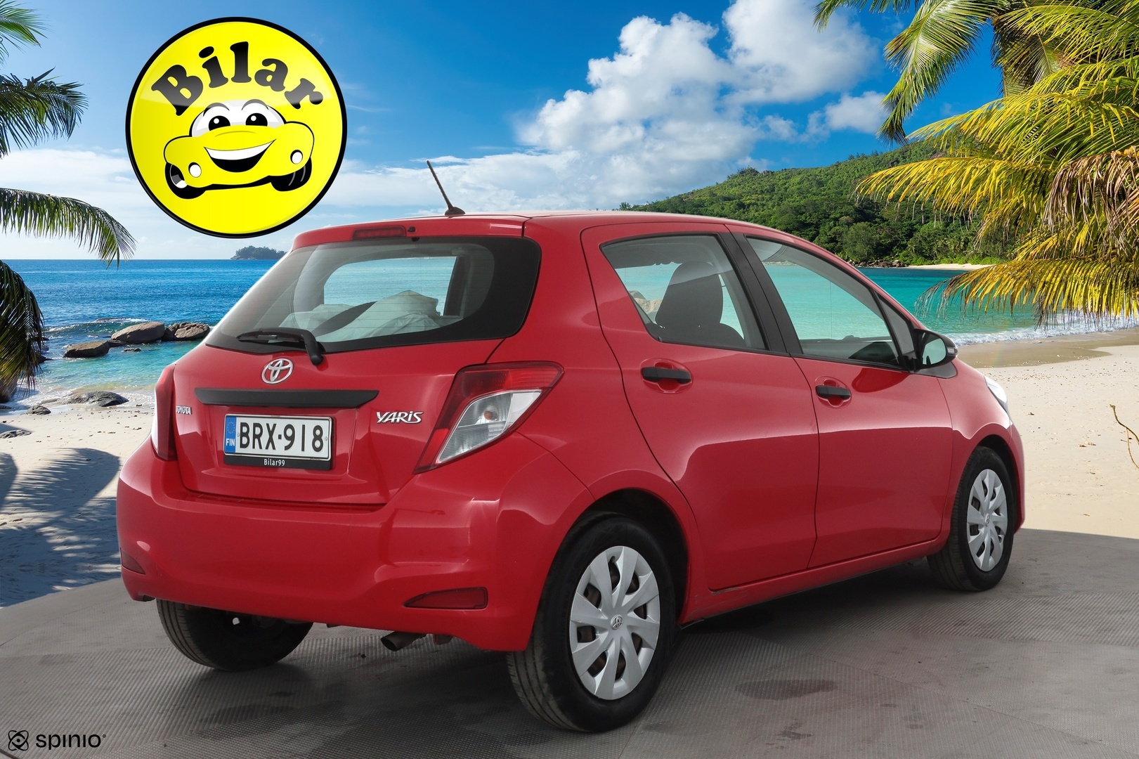 Toyota Yaris 2015 1,33 Dual VVT-i Life 5ov * Suomi-auto / Lohkolämmitin  / Radio / Ilmastointi / 2x Renkaat *