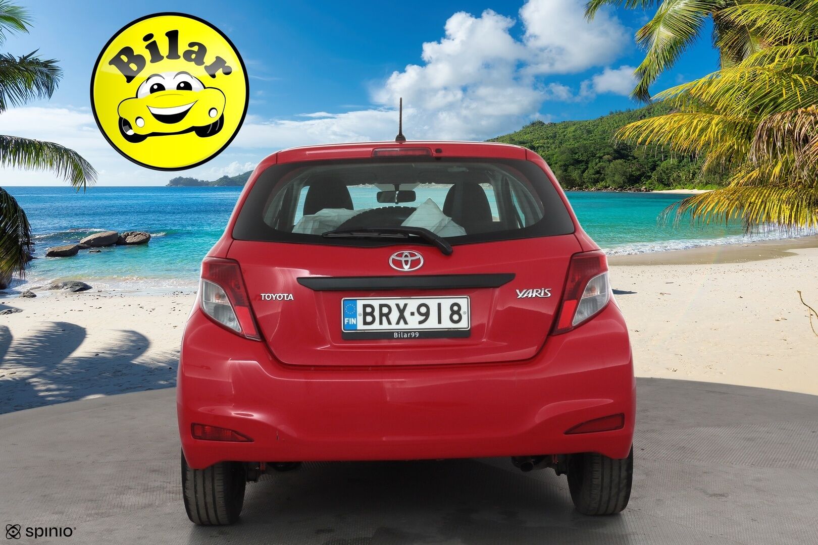 Toyota Yaris 2015 1,33 Dual VVT-i Life 5ov * Suomi-auto / Lohkolämmitin  / Radio / Ilmastointi / 2x Renkaat *