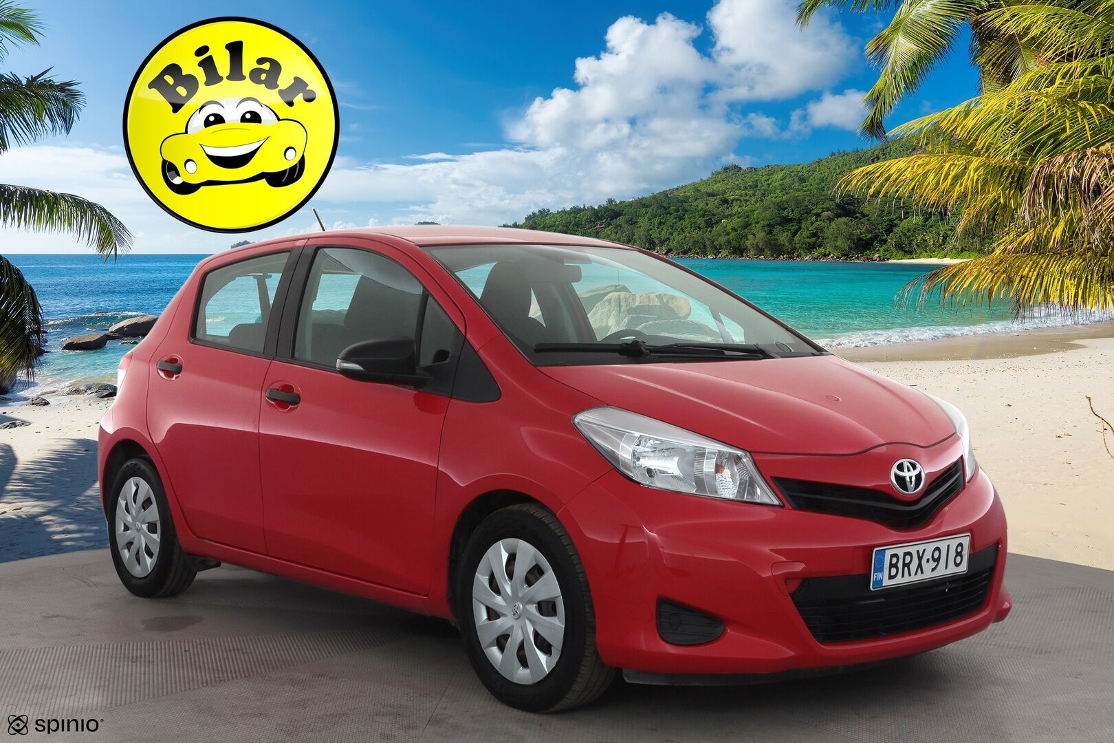 Toyota Yaris 2015 1,33 Dual VVT-i Life 5ov * Suomi-auto / Lohkolämmitin  / Radio / Ilmastointi / 2x Renkaat *