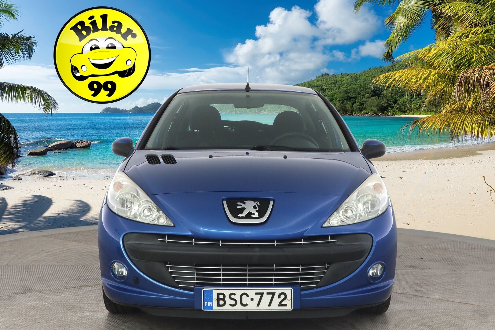 Peugeot 206+ 2012 Generation 75 5-ov *Myydään Huutokaupat.com*/ Suomi-auto / Huoltokirja / Ilmastointi / Lohko / Koukku / 2x renkaat - Myydään Huutokaupat.com / Siisti yksilö / 2x renkaat  