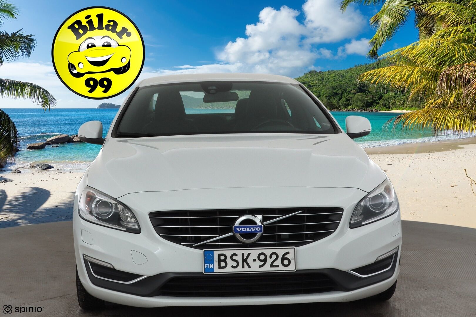 Volvo S60 2016 D4 Business aut * Vakkari / P.tutka / Webasto / Xenon / Puolinahat / Koukku / Digimittaristo * - Suomi-auto / Kahdet renkaat aluvanteilla / Merkkihuollettu / Juuri katsastettu