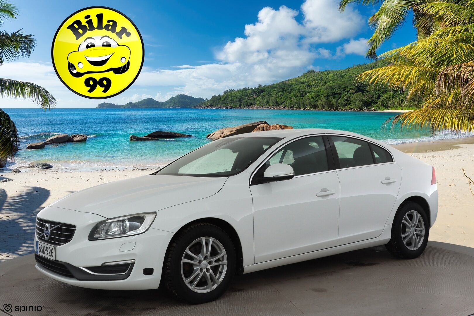 Volvo S60 2016 D4 Business aut * Vakkari / P.tutka / Webasto / Xenon / Puolinahat / Koukku / Digimittaristo * - Suomi-auto / Kahdet renkaat aluvanteilla / Merkkihuollettu / Juuri katsastettu