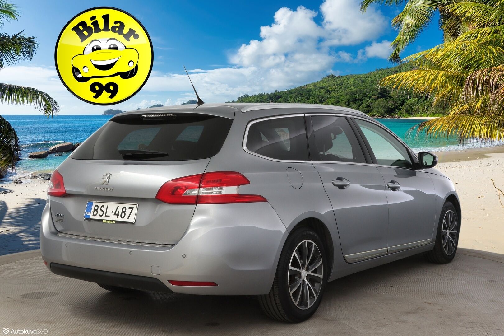 Peugeot 308 2015 SW Allure PureTech 130 ** Jakopää tehty 9/2024 / Full- LED- ajovalot / Adapt. vakkari / Lohkolämmitin / Keyless-Go / Bluetooth ** - * Myydään Huutokaupat.com *