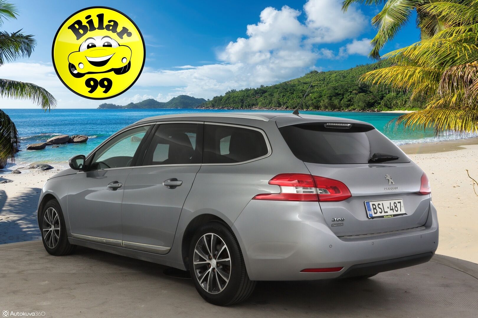 Peugeot 308 2015 SW Allure PureTech 130 ** Jakopää tehty 9/2024 / Full- LED- ajovalot / Adapt. vakkari / Lohkolämmitin / Keyless-Go / Bluetooth ** - * Myydään Huutokaupat.com *
