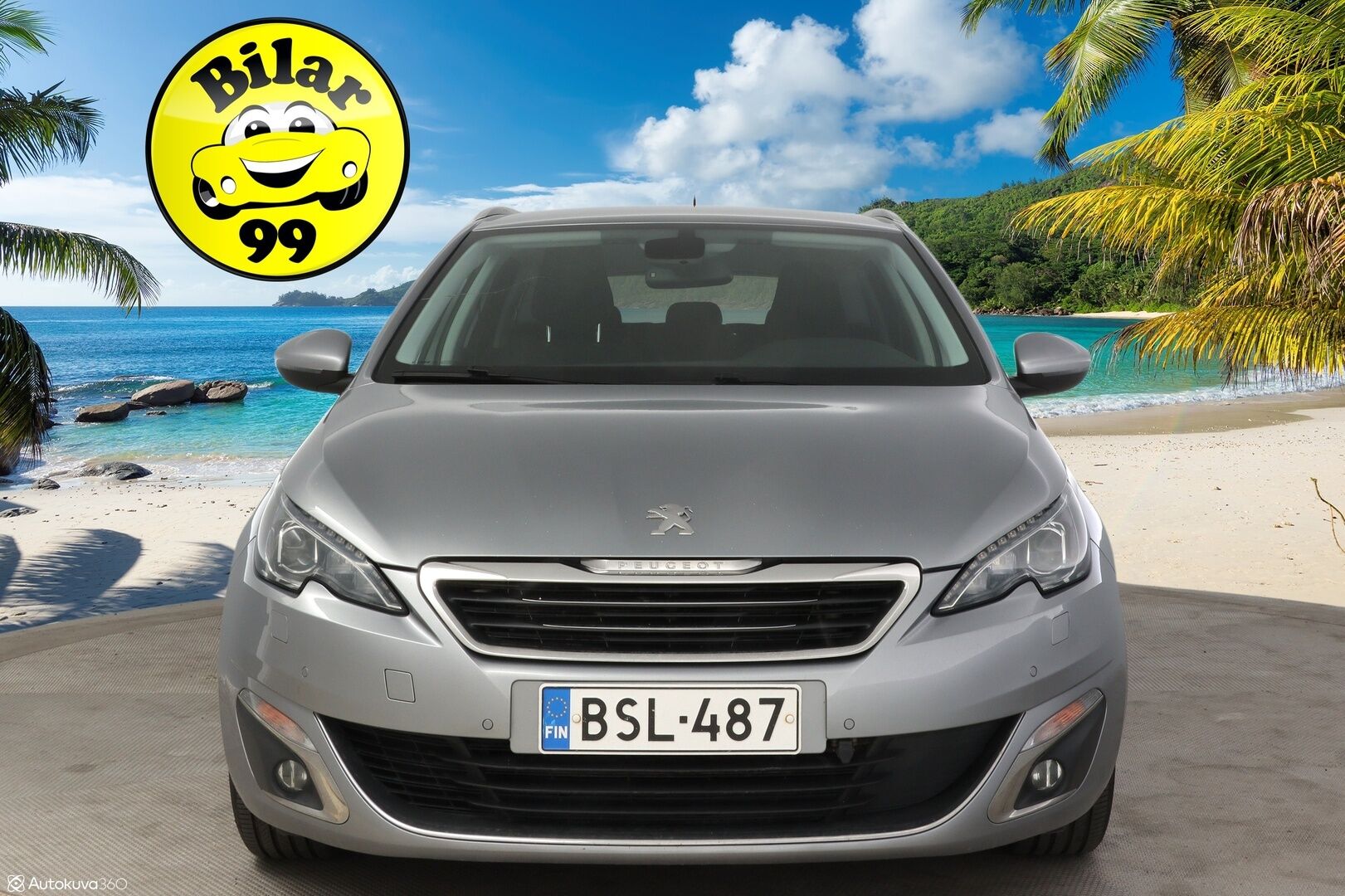Peugeot 308 2015 SW Allure PureTech 130 ** Jakopää tehty 9/2024 / Full- LED- ajovalot / Adapt. vakkari / Lohkolämmitin / Keyless-Go / Bluetooth ** - * Myydään Huutokaupat.com *