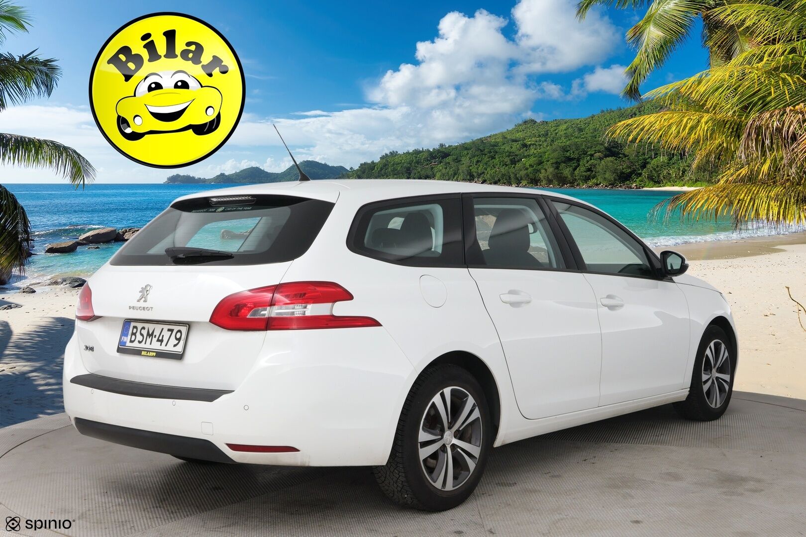 Peugeot 308 2015 SW Active PureTech 130 - Myydään  Huutokaupat.com - – Tämä auto myydään huutokaupat.com -sivuston kautta