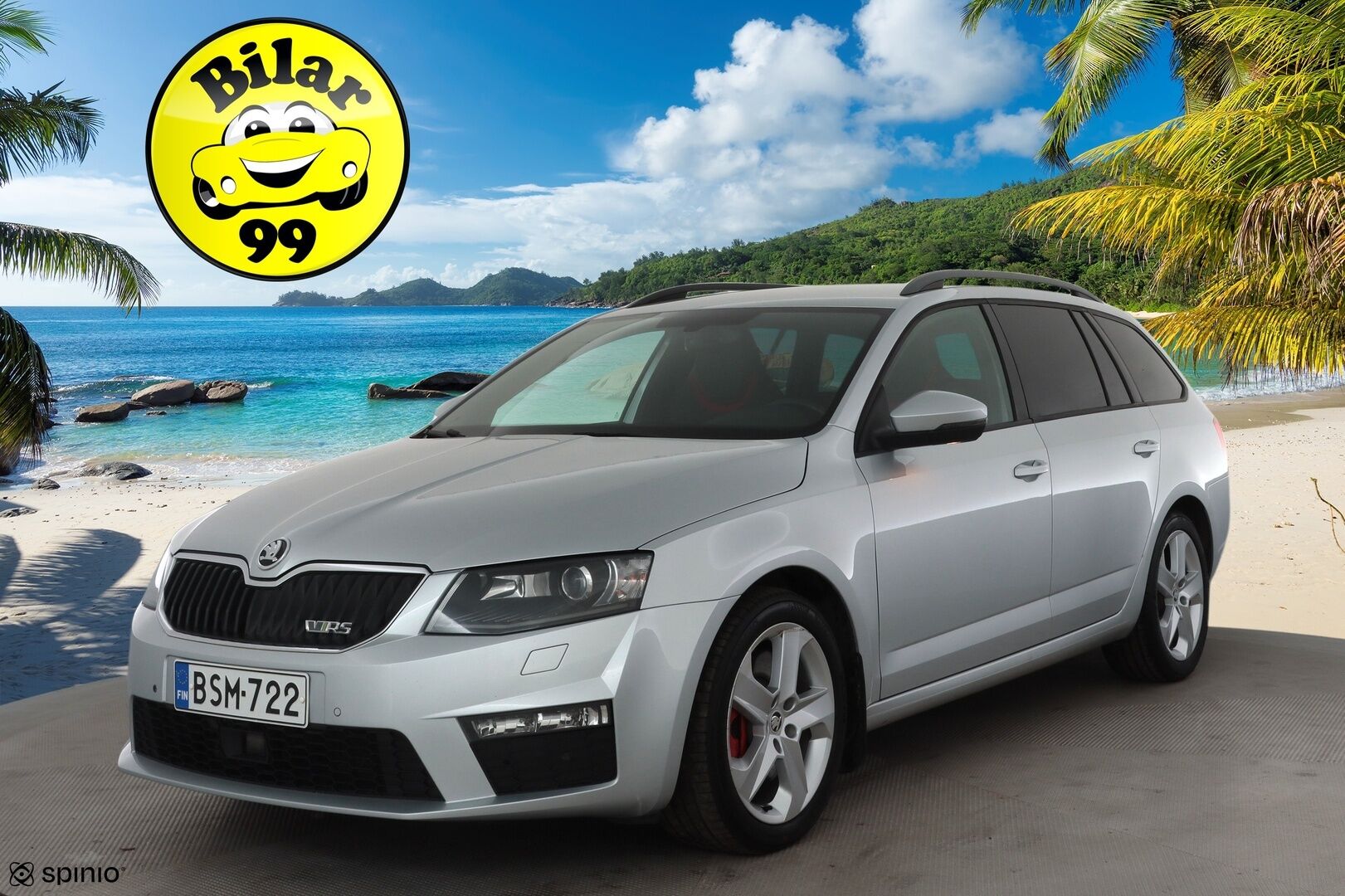 Skoda Octavia 2015 Combi 2,0 TDI RS DSG * Webasto / ACC / Xenon / P.tutkat / Bluetooth / Puolinahat / Keyless * - Suomi-auto / Kahdet renkaat - HULLU BLACKWEEK KORKOTARJOUS 2,49%