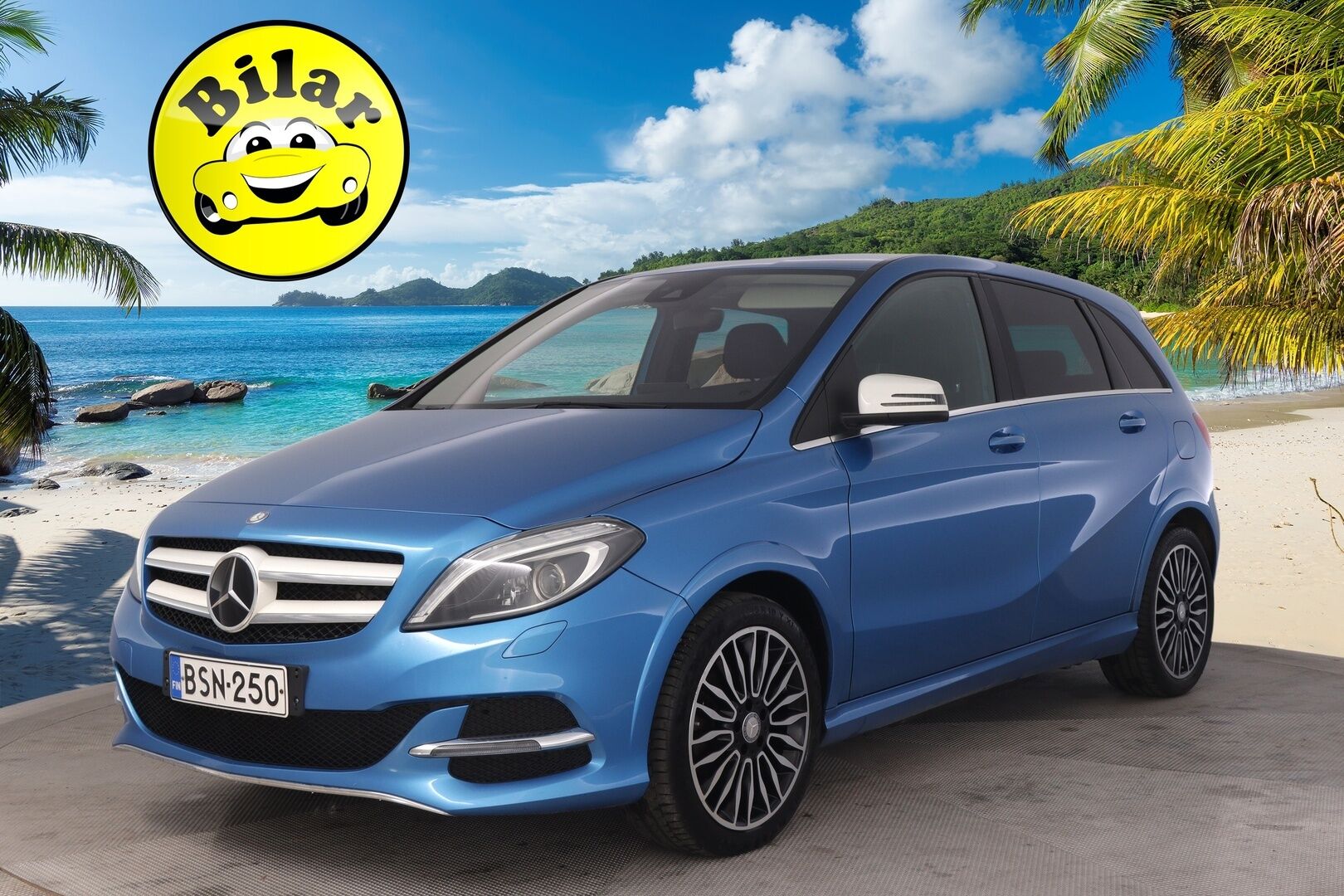 Mercedes-Benz B 2015 250e - *Webasto | Navi | Nahkasisusta | Akku kuntotarkastettu!*
