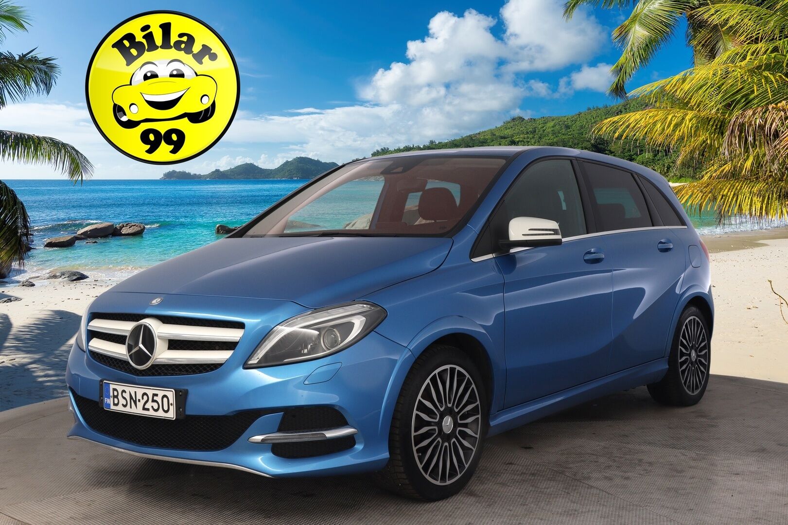 Mercedes-Benz B 2015 250e - *Webasto | Navi | Nahkasisusta | Akku kuntotarkastettu!*