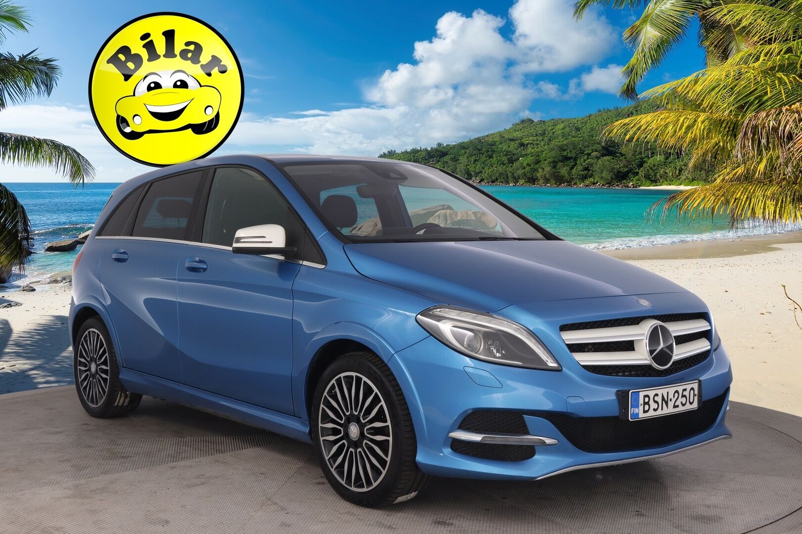 Mercedes-Benz B 2015 250e - *Webasto | Navi | Nahkasisusta | Akku kuntotarkastettu!*