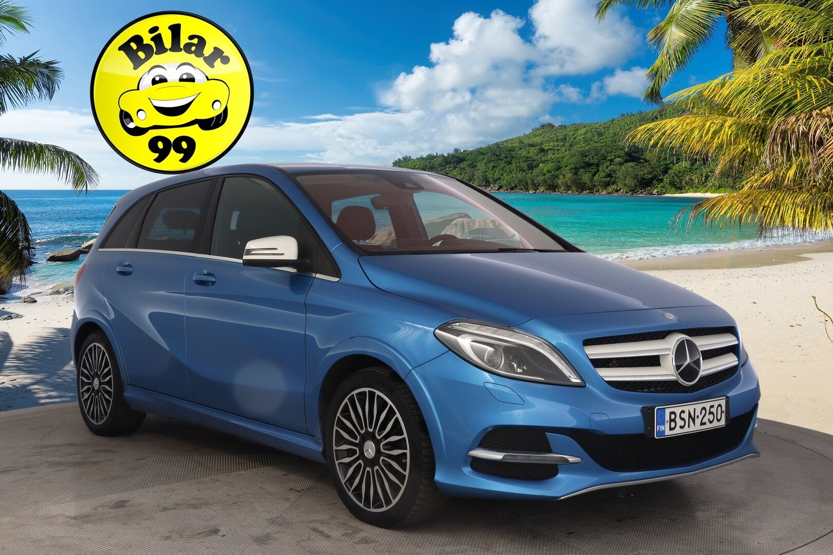 Mercedes-Benz B 2015 250e - *Webasto | Navi | Nahkasisusta | Akku kuntotarkastettu!*