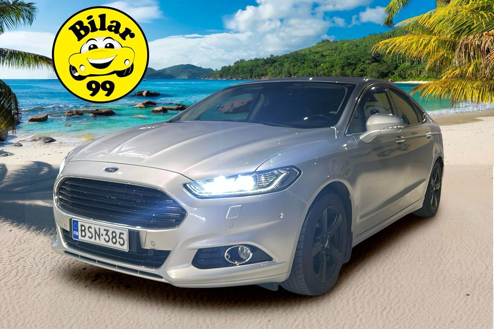 Ford Mondeo 2015 2,0 TDCi 150hv PowerShift Titanium Business 5D - Suomiauto / Webasto / Peruutuskamera / Adapt.LED / Lohko & Sisäpistoke / Vetokoukku / KeylessGo!