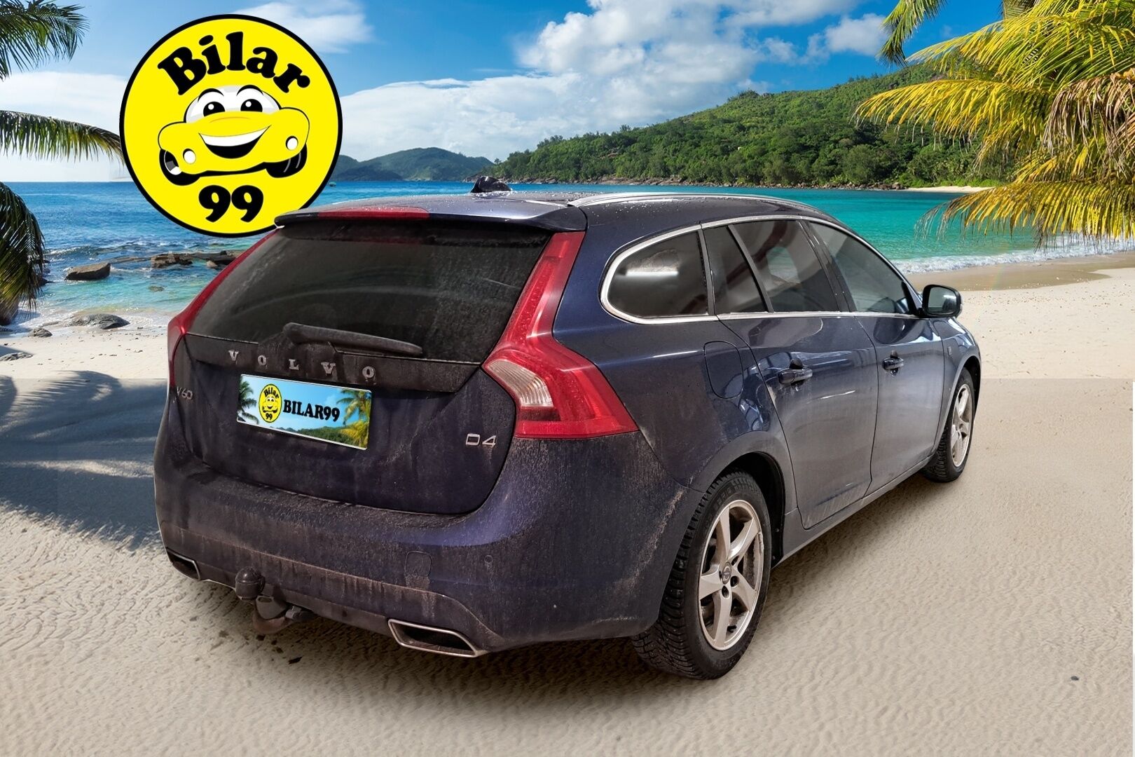 Volvo V60 2015 D4 Ocean Race Business aut *Webasto / Koukku / Ratinlämmitin / Lämpölasi* - Suomi-auto / Hyvä huoltohistoria / Siisti kuntoinen!