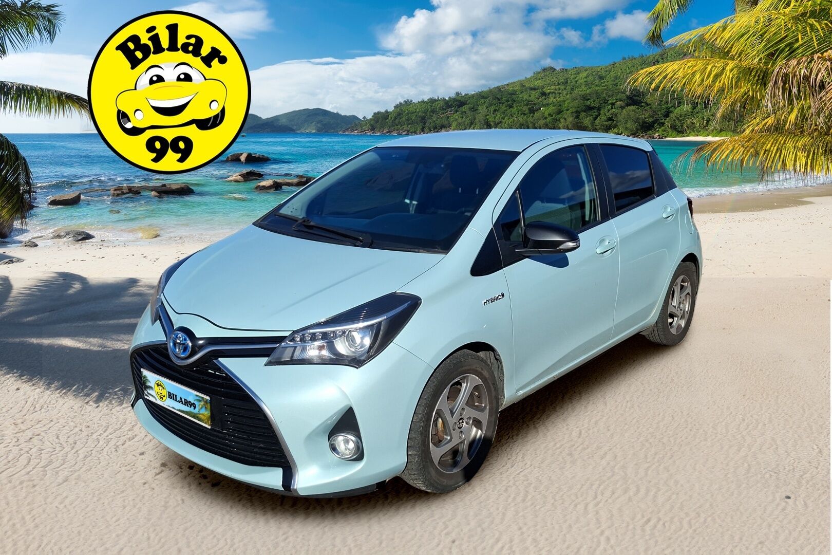 Toyota Yaris 2015 1,5 Hybrid AQUA 5ov - | Suomi auto | P.kamera | Erikoisväri | Ilmastointi | 