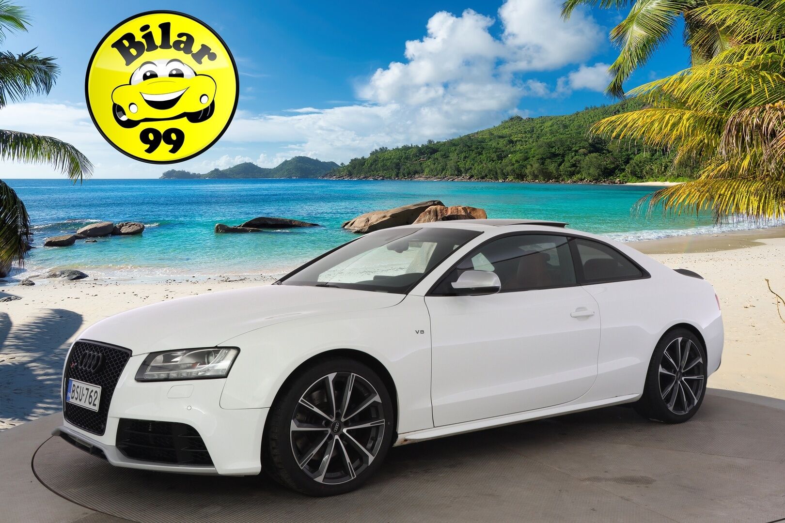 Audi S5 2010 4,2 V8 FSI 260 kW quattro tiptronic-autom. ** Panorama / B&O / Carplay / PA-lämmitin / P.kamera / Muistinahat / Lohko ** - AITO MURISEVA V8 / 2x renkaat